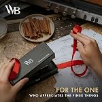 Wordsworth et Black Stylo de roller - Stylo de luxe - Tous Black Laque Finition, Recharge d'encre, Cadeau rechargeable pour les hommes & Femmes, écriture professionnelle, stylos Nice et Fancy et pour le travail