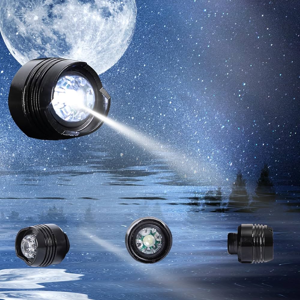 Olight Mini Headlights For Shoe 2pcs, Butterfly Charm For Kids Boys Shoes, Lights Flashlights For Shoe For Dog Walking, Camping, Running (White Croc Charms Funny