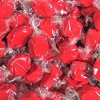 Vista 4 de It's Delish - Caramelos masticables de caramelo rojo cereza por It's Delish, bolsa a granel de 1 libra, envuelto individualmente, caramelo suave