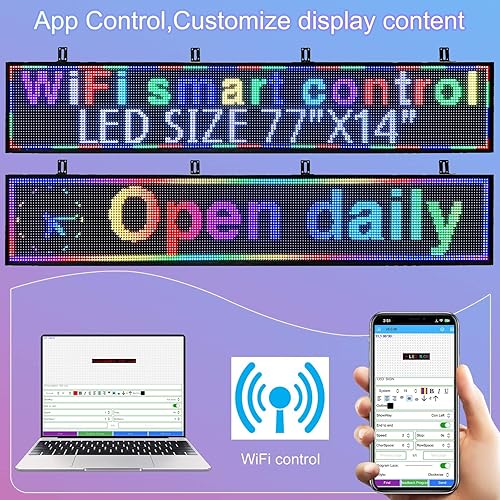 Miniatura 4 de P10 Scrolling Programable Led Sign Para Negocios Banner Personalizado Publicidad Al Aire Libre Pantalla Digital Led Pantalla Mensaje Tablero Wifi