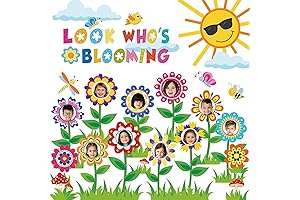 88Pcs Flower Bulletin Board Decorations Set