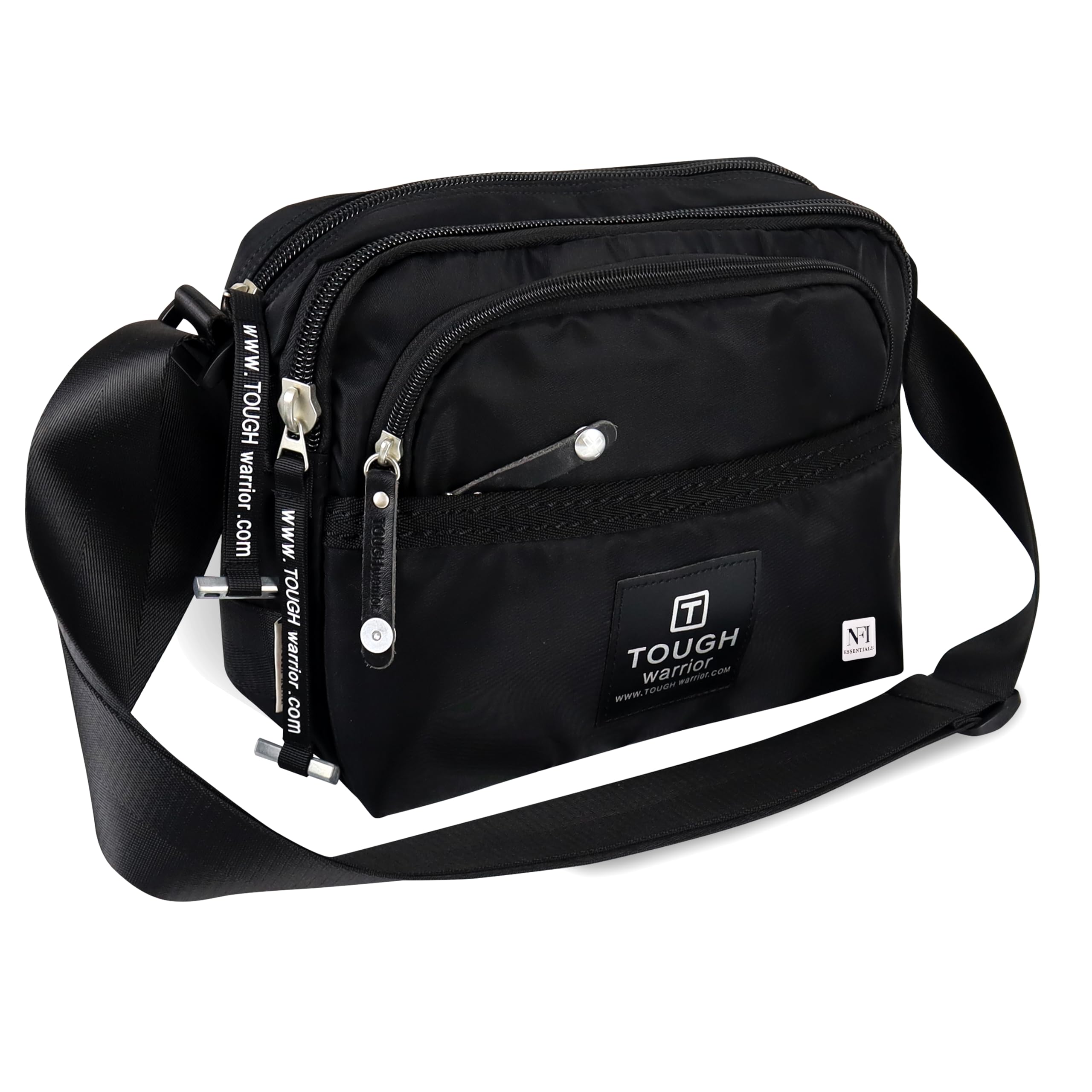Cross Body Sling Bag For Men & Women for Office Travelling Stylish Multipurpose Messenger Chest Bag for College & Classes, One Side Shoulder (MSB-17-Black)-image-31