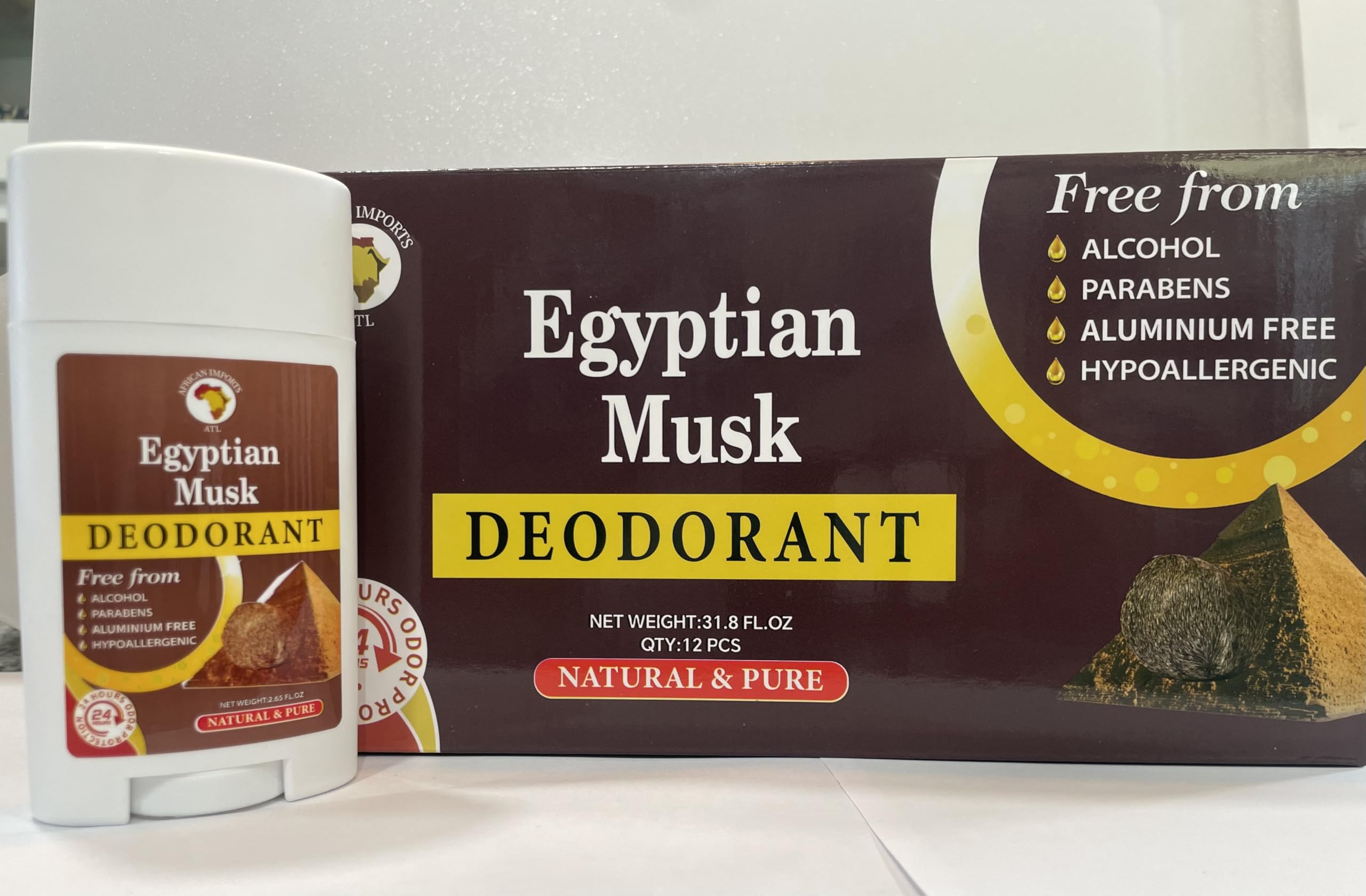 Amazon.com : Egyptian Musk Natural Deodorant, Alcohol-Free