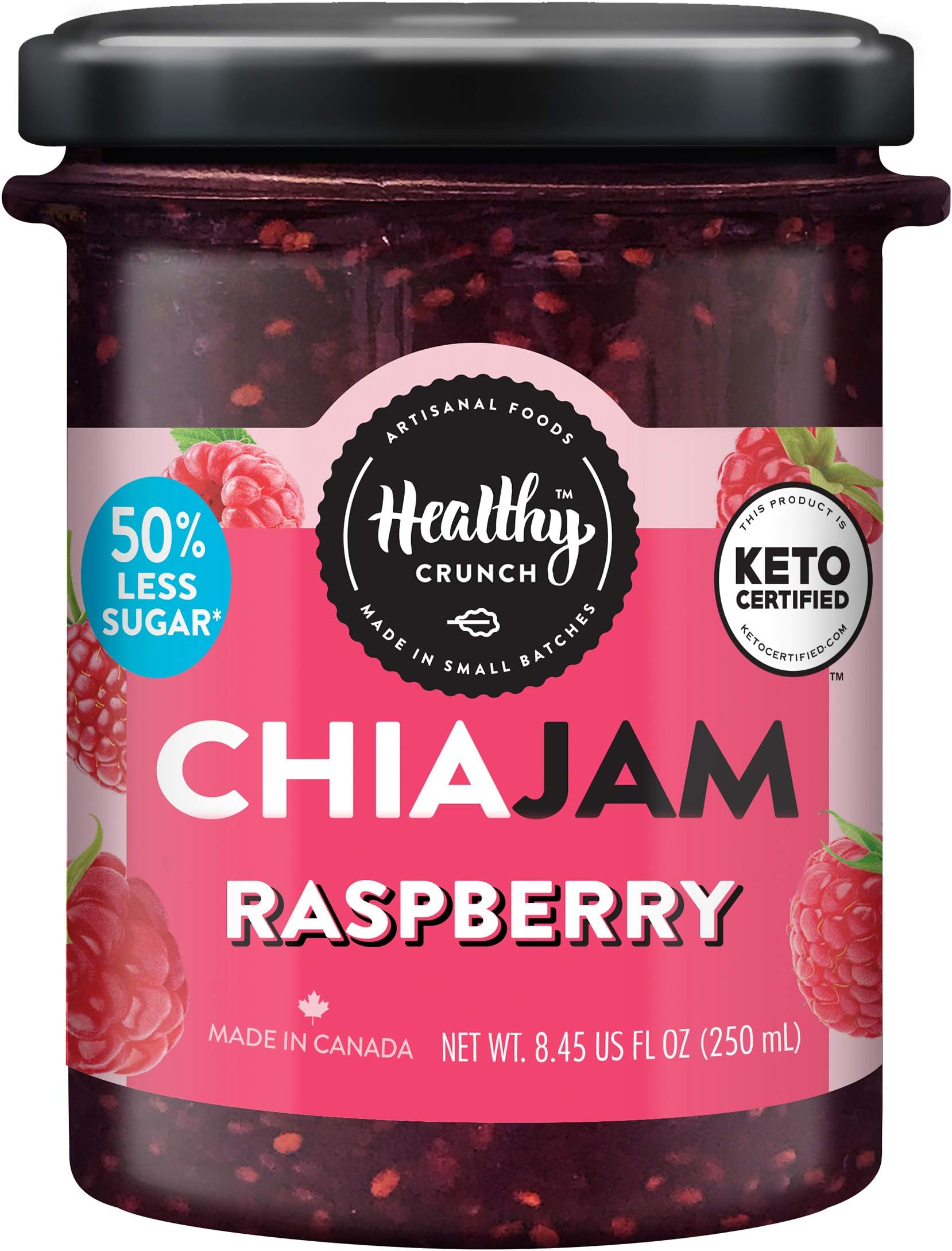 Healthy Crunch Chia Jams (Raspberry, 6 Pack)