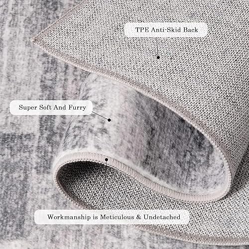 Miniatura 5 de Colorful Geometric Arcade Games Area Rug, 4x5ft Retro Colorful 70S80S Non Slip Noise Reduction Rug, Machine Washable Durable Carpet for Indoor