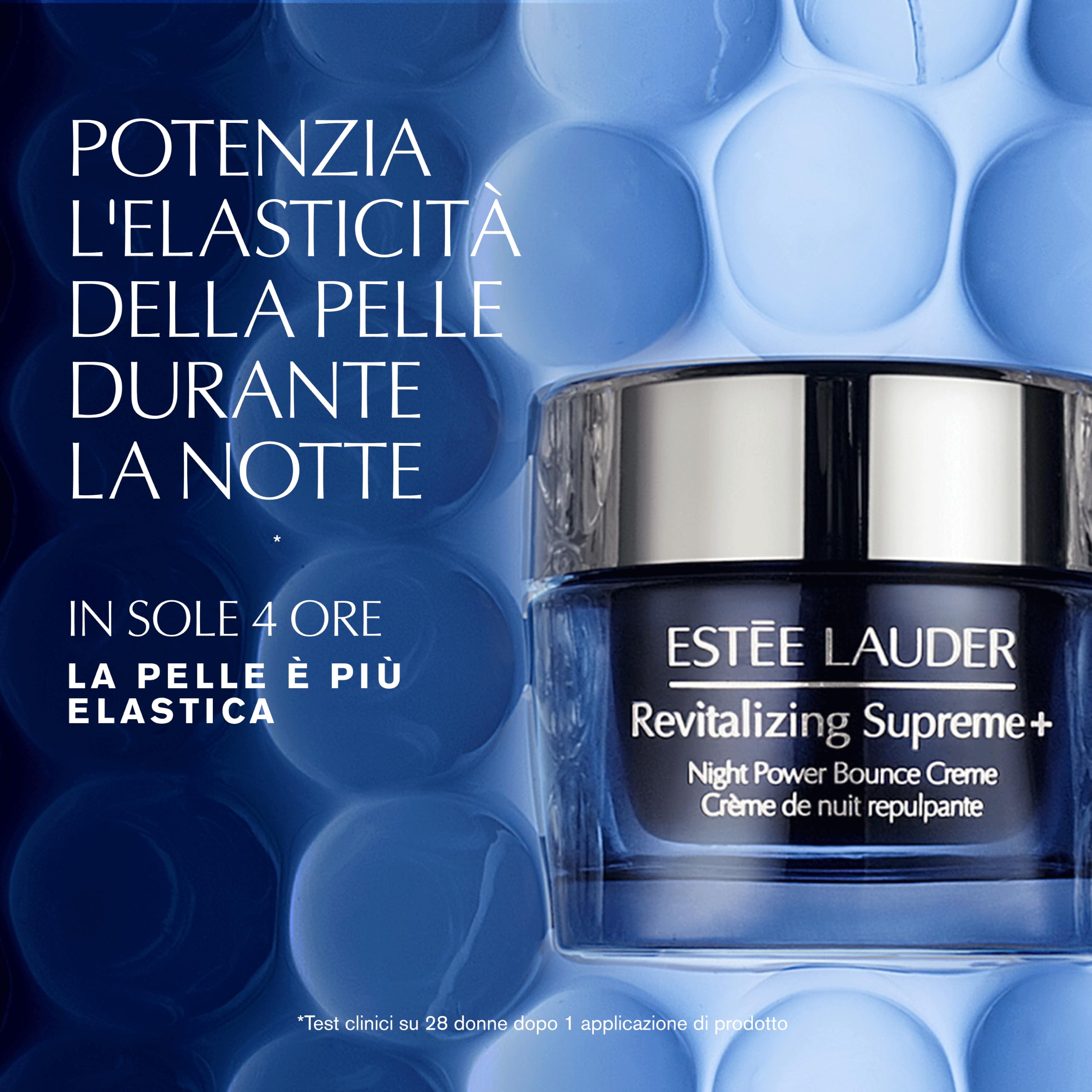 Estée Lauder Revitalizing Supreme+ Night Power Bounce Cream - Crema viso notte antirughe, 50ml