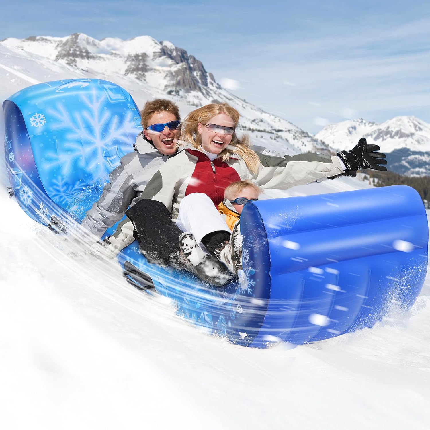 Long Size Plastic Snow Sleds for Adults and Kids 2 Guam Ubuy