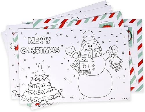 Miniatura 6 de Paquete de 50 tarjetas postales navideñas de 4 x 6 pulgadas, tarjetas de felicitación de Navidad para amigos, familia, niños, adultos, nietos,