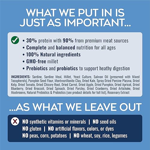 Miniatura 5 de Nature's Logic Pure Naturals - Alimento seco para perros con receta de sardina 100% natural, sin sintéticos, 12 libras