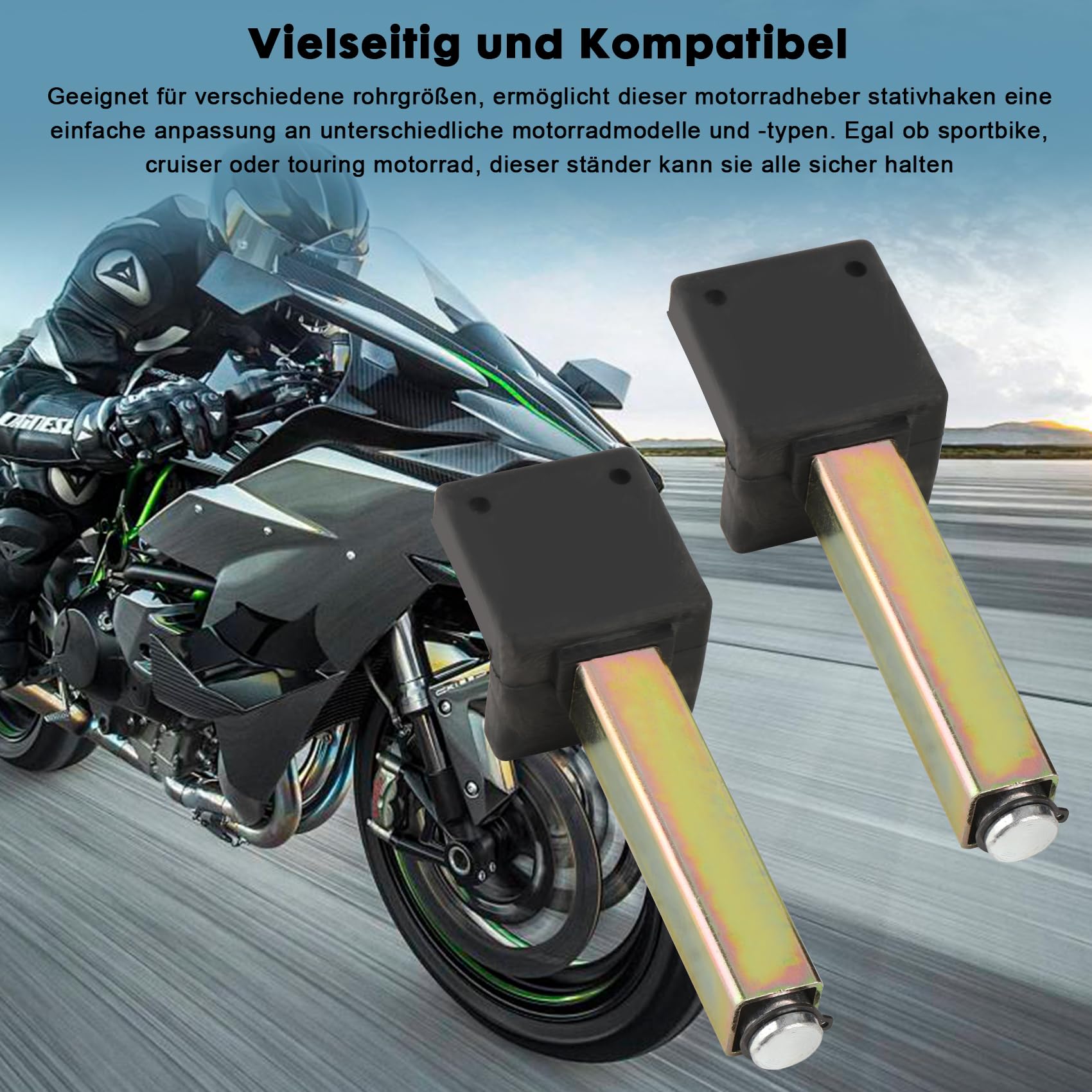 Motorradständer Klauenaufnahme, Schwingenadapter Klauenaufnahme, Montageständer Adapter, Schwinge Heben Stativhaken für Motorradheber
