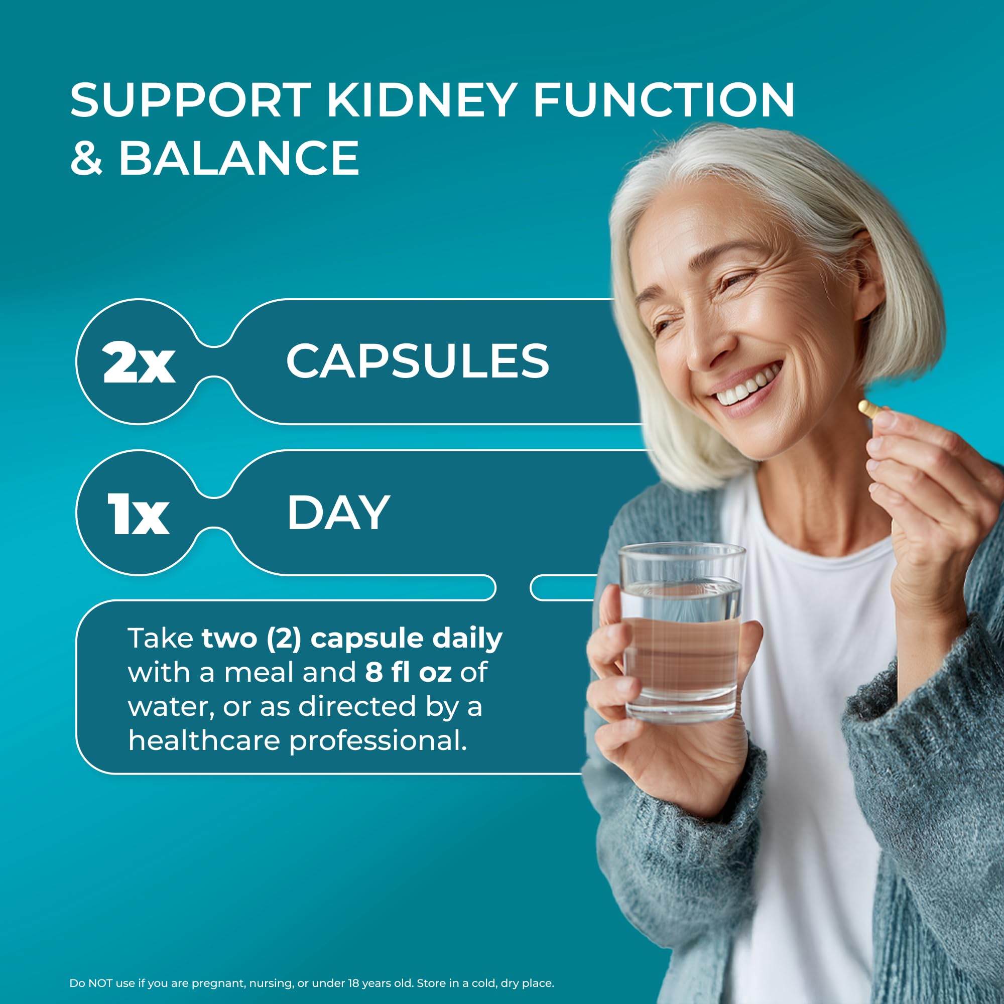 PUREHEALTH RESEARCH Kidney Health Formula - Kidney Support - 1 Bottle — Amazon image 5