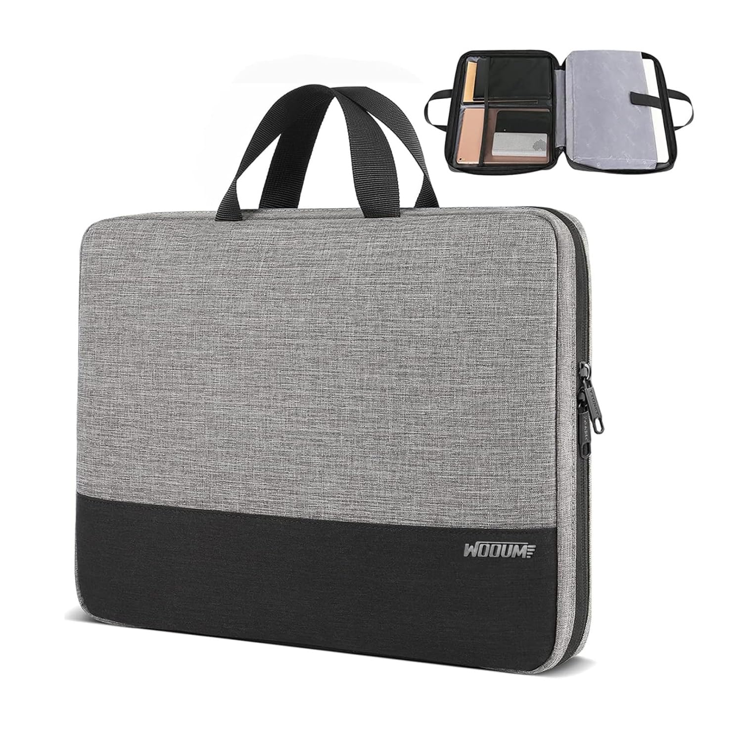 Wooum Laptop Case Sleeve Bag Laptop Accessories Organizer Bag With handle, 15.6 inch Laptop Sleeve Water Resistant Laptop Carrying Case Mouse & Tablet & Cables Organize Bag (B0DF7NQGYT) Amazon Price History, Amazon Price Tracker