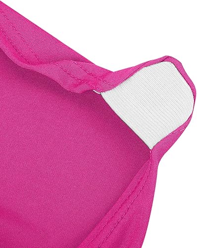 Vista 148 de Funda de silla Peomeise plegable, de elastano para banquete de boda, comedor, evento. Blanco