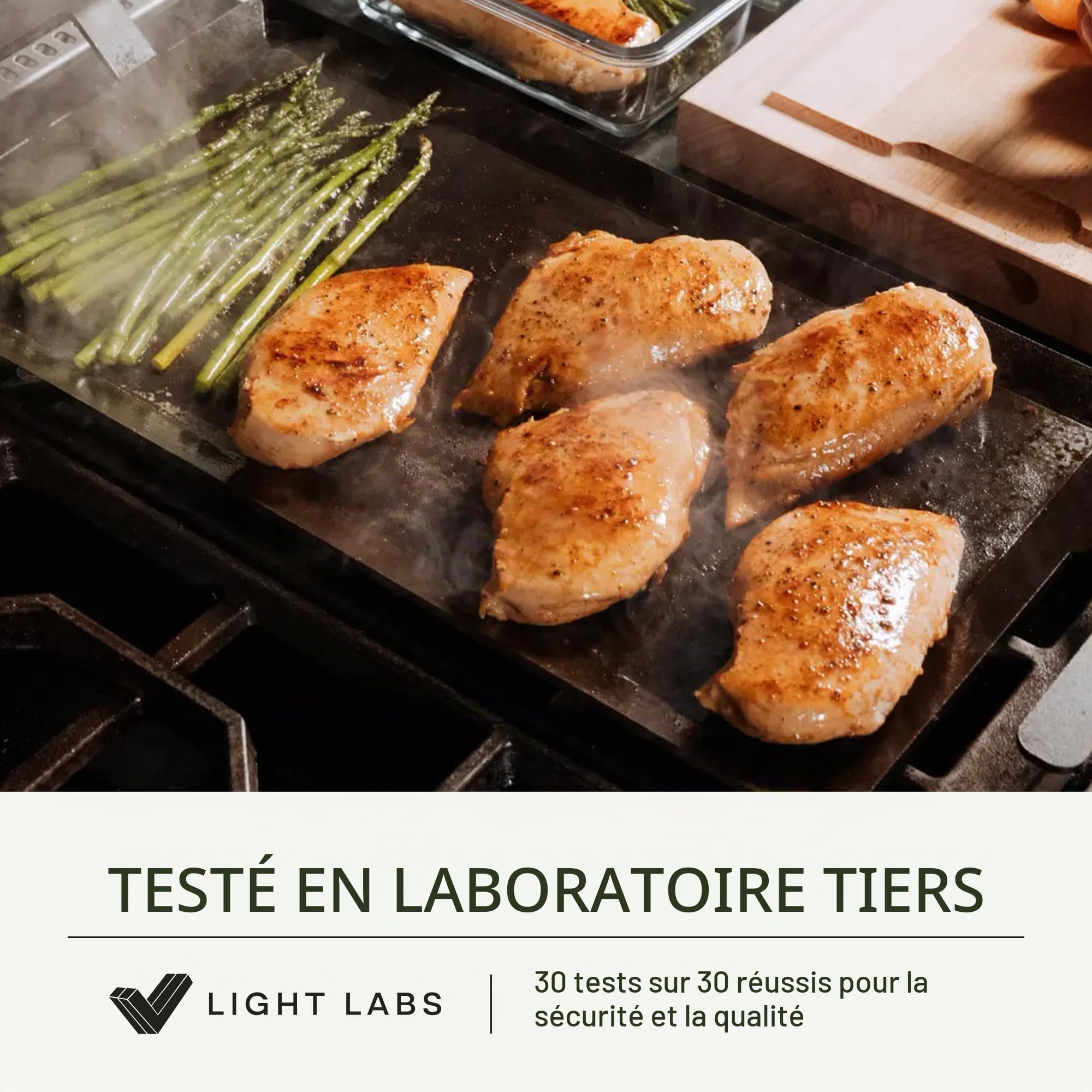 Made In Cookware – Plaque chauffante en acier au carbone + presse-grill – (comme la fonte, mais en mieux) – Fabriquée en Suède - Batterie de cuisine professionnelle – Compatible induction