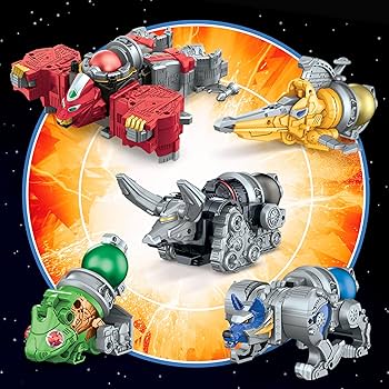 Power Rangers Cosmic Fury Cosmic Zord Mega Pack, figurines d
