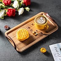 Vista 1 de Tablas de charcutería con asas, plato de madera para postre, tabla de queso, tabla de servir pizza, tabla de charcutería de viaje, verduras, frutas