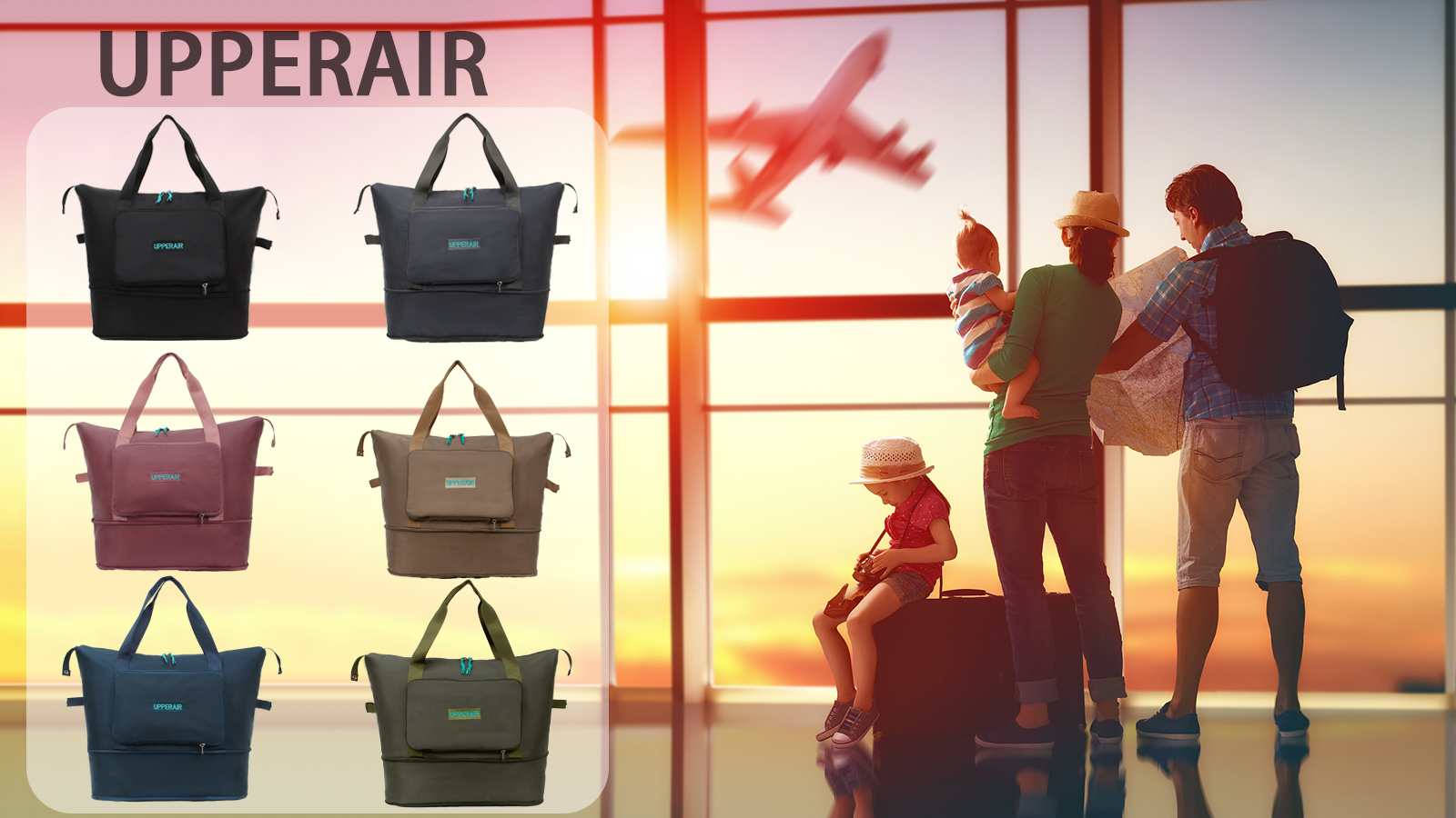 Amazon.com | Foldable Travel Duffel Bag Portable Luggage Bag Large