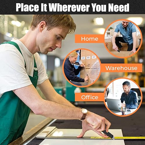 Miniatura 6 de DIYSELF Cuchillo utilitario de alta calidad, juego de 3, juego de cuchillos retráctiles, cortador de caja, mango de plástico