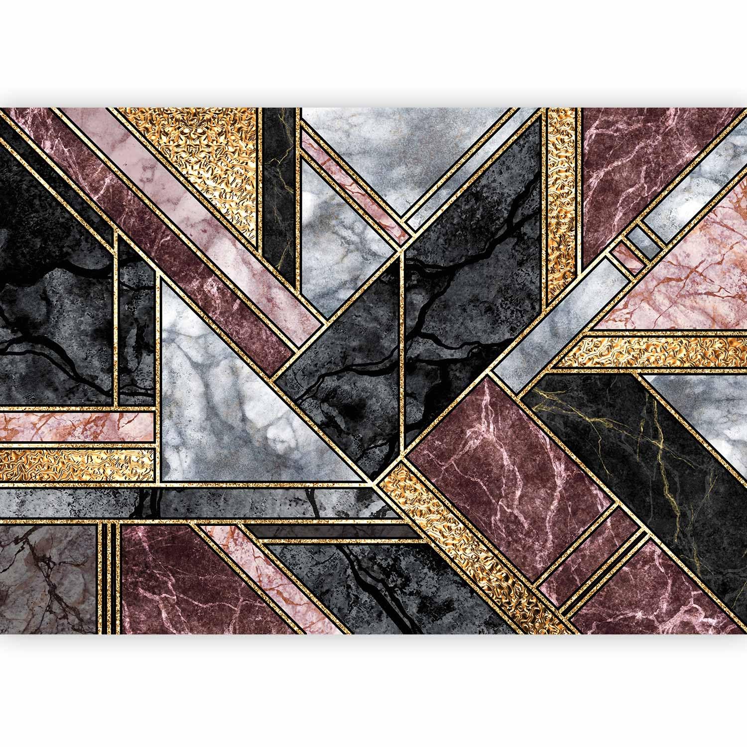murando Photo Wallpaper Abstract 441x315 cm / 174"x124" Peel and Stick