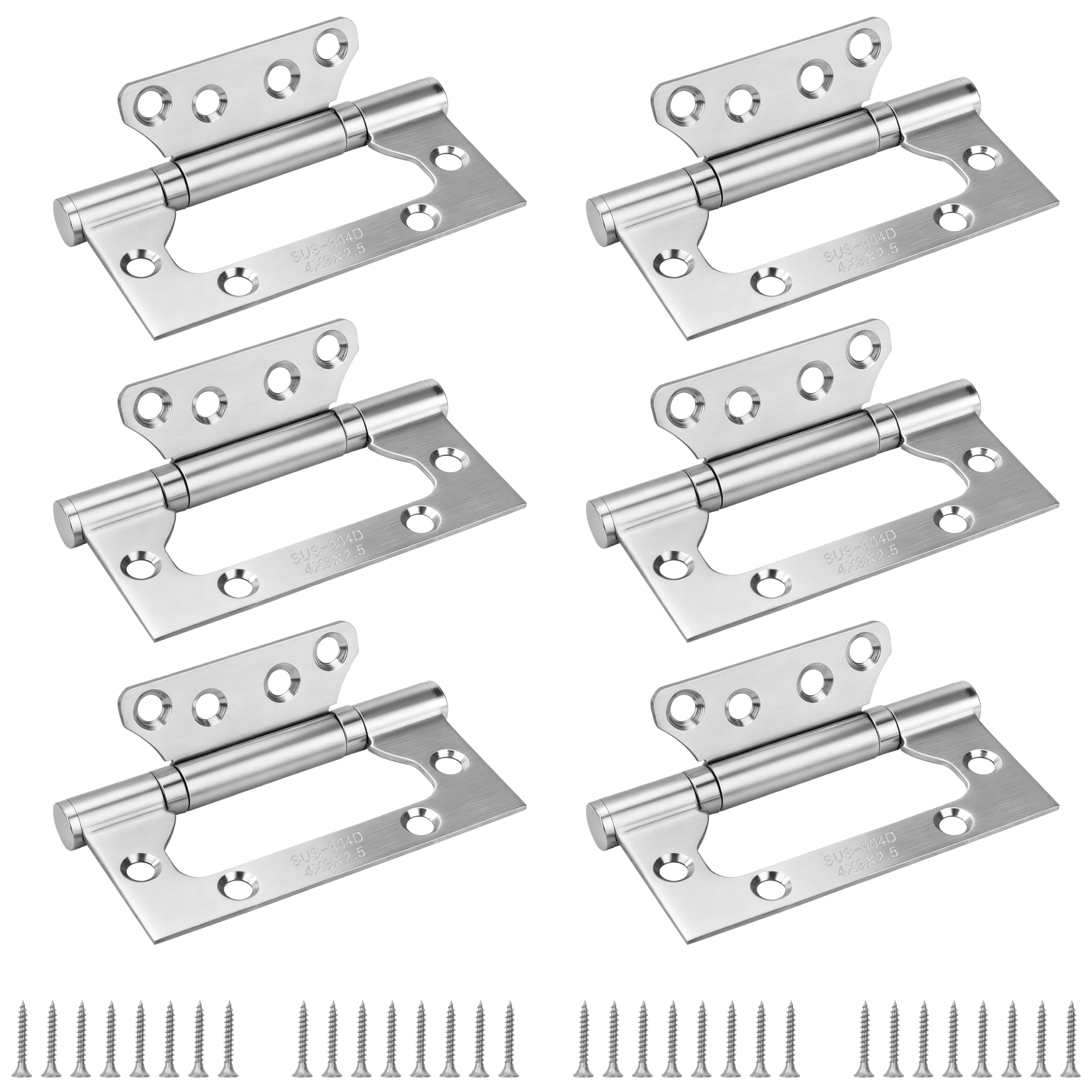 Charnière de porte en inox à roulement à billes charnières robustes anti-grincement