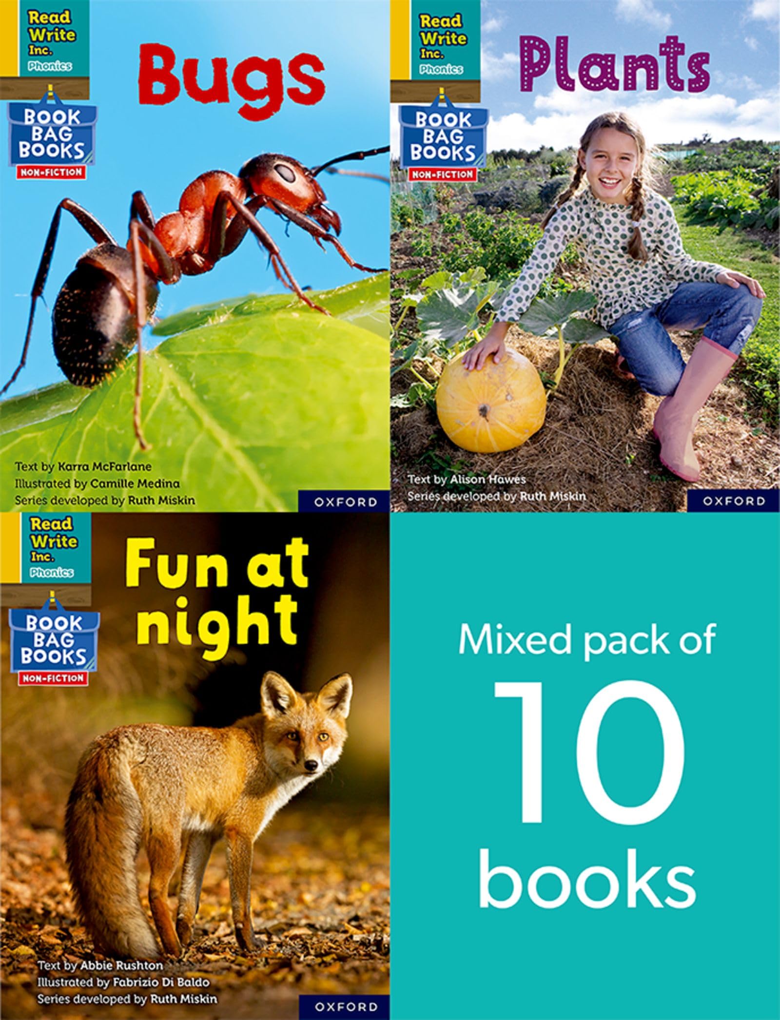 Read Write Inc. Phonics Book Bag Books: Yellow Set 5: Non-Fiction Mixed Pack of 10