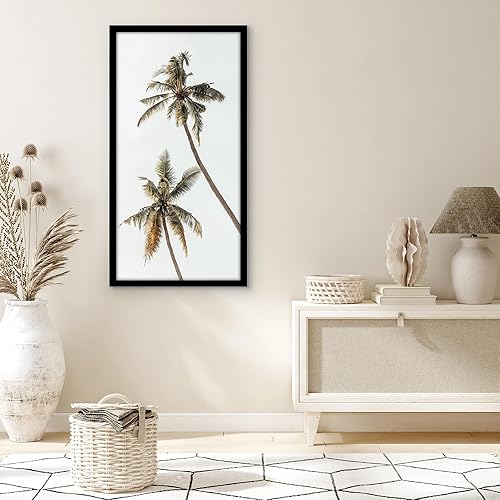 Vista 239 de Americanflat - Marco para póster de 71 x 74 cm con plexiglás pulido, portarretratos negro de madera industrializada, Epic Collection, marco ancho