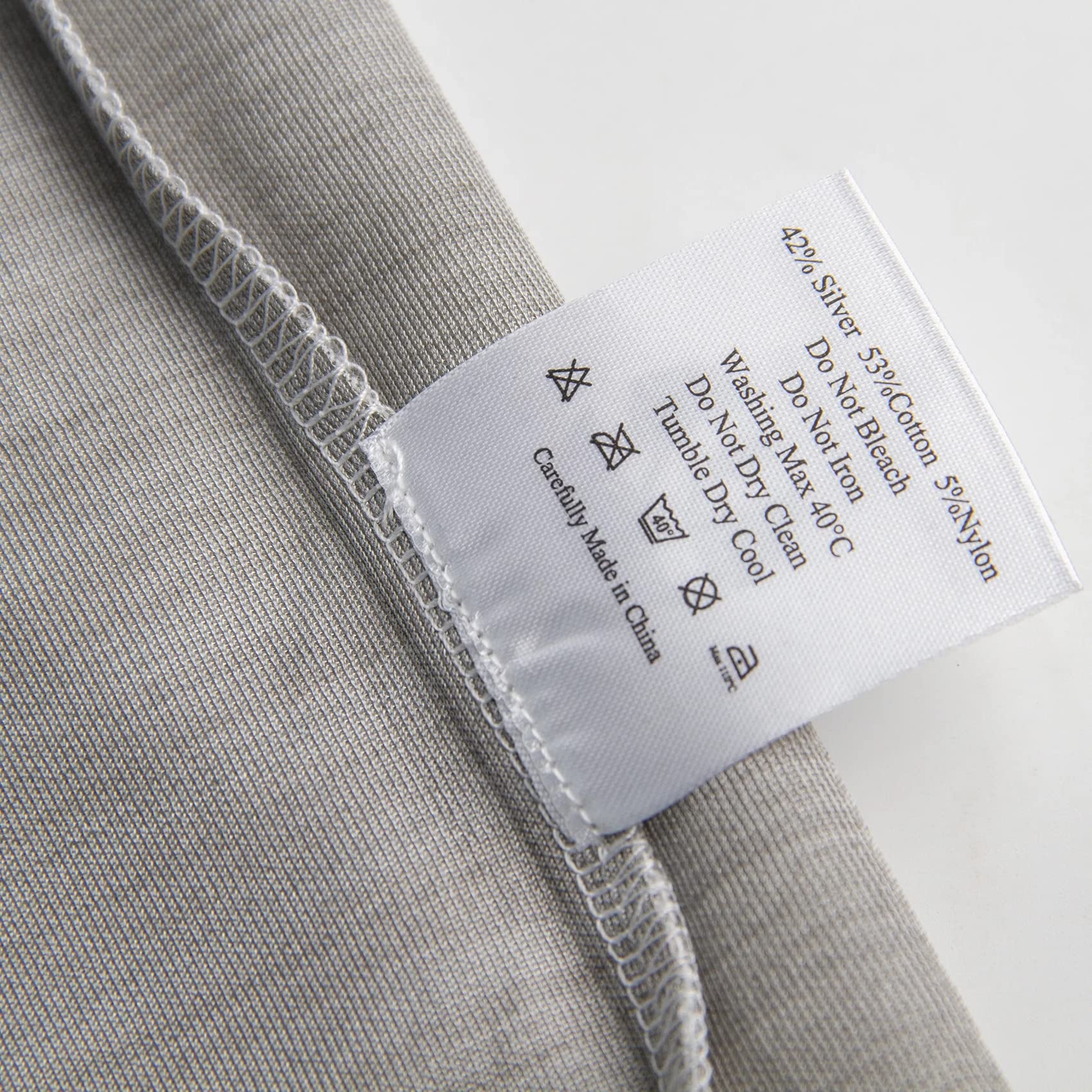 ZXCVB 5G Anti-Strahlung Herren T-Shirt, EMF-Schutzkleidung, HF-Abschirmung, WiFi-Strahlenschutz, Mikrowellenstrahlungsblockierung