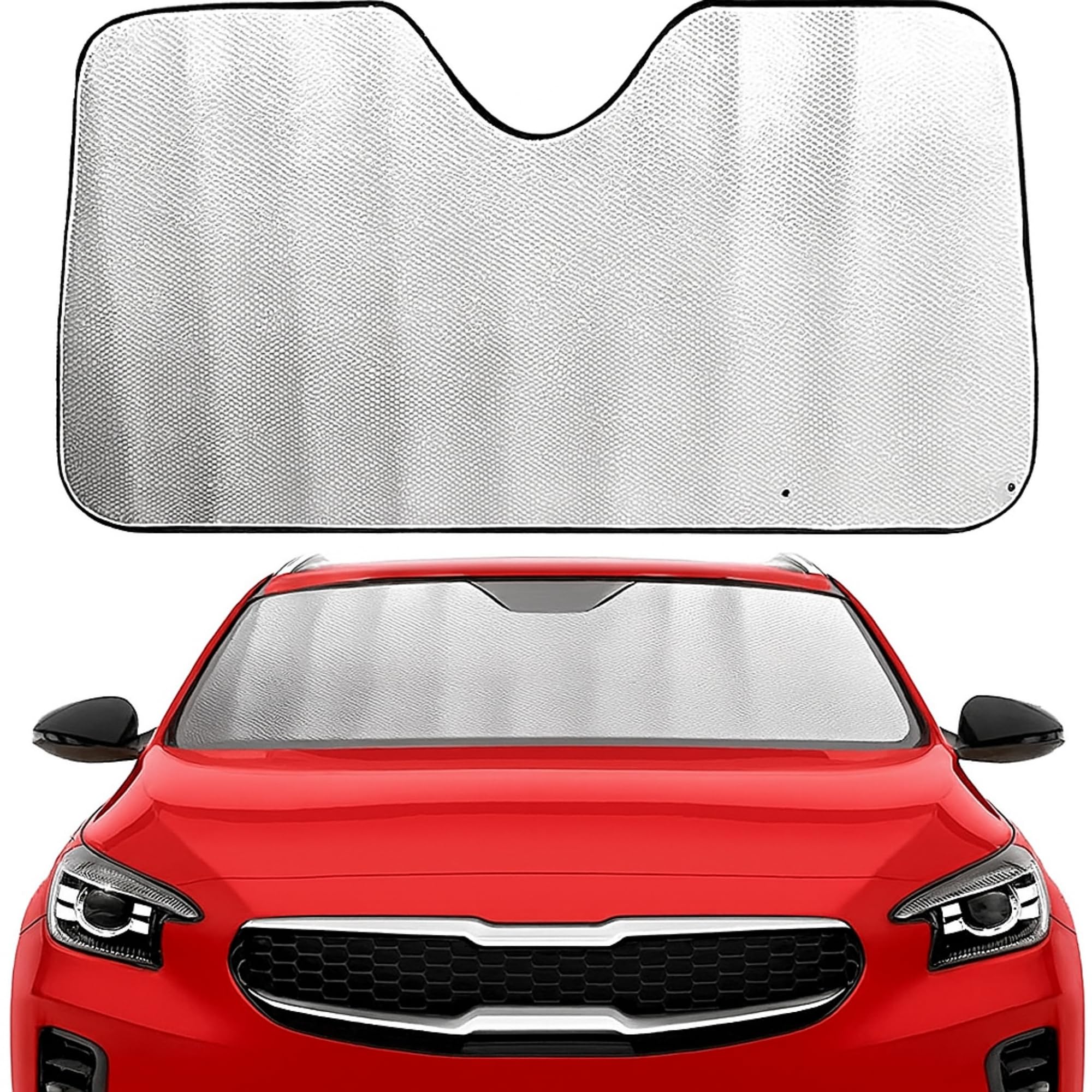 AUTOZOCO Parasol para Parabrisas Delantero Homologado, Protector ...