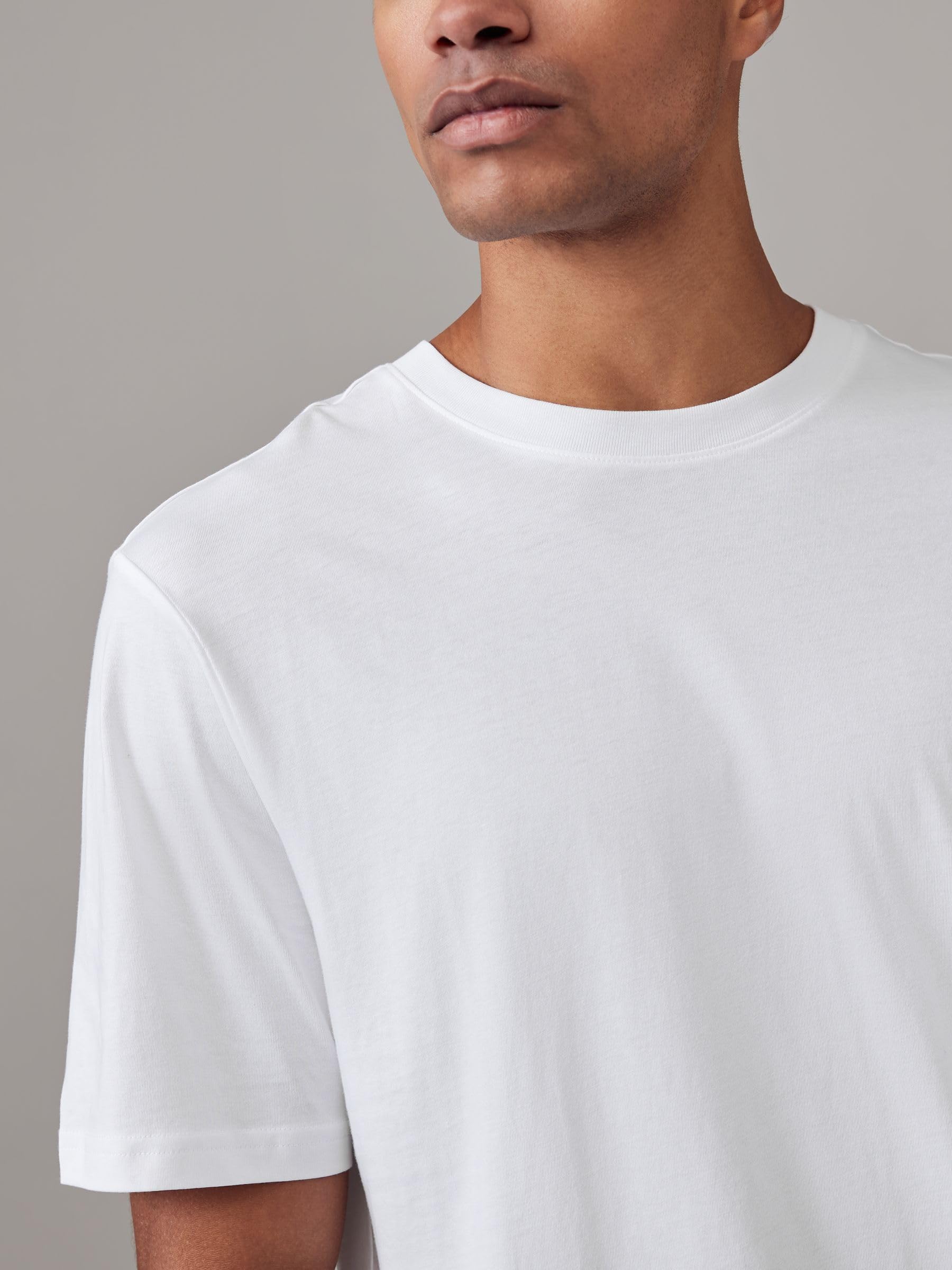 NEXT Uomini Confezione da 6 di T-Shirt di Cotone Basic | Standard, Vestibilità regular, Pull On, Lavabile in lavatrice