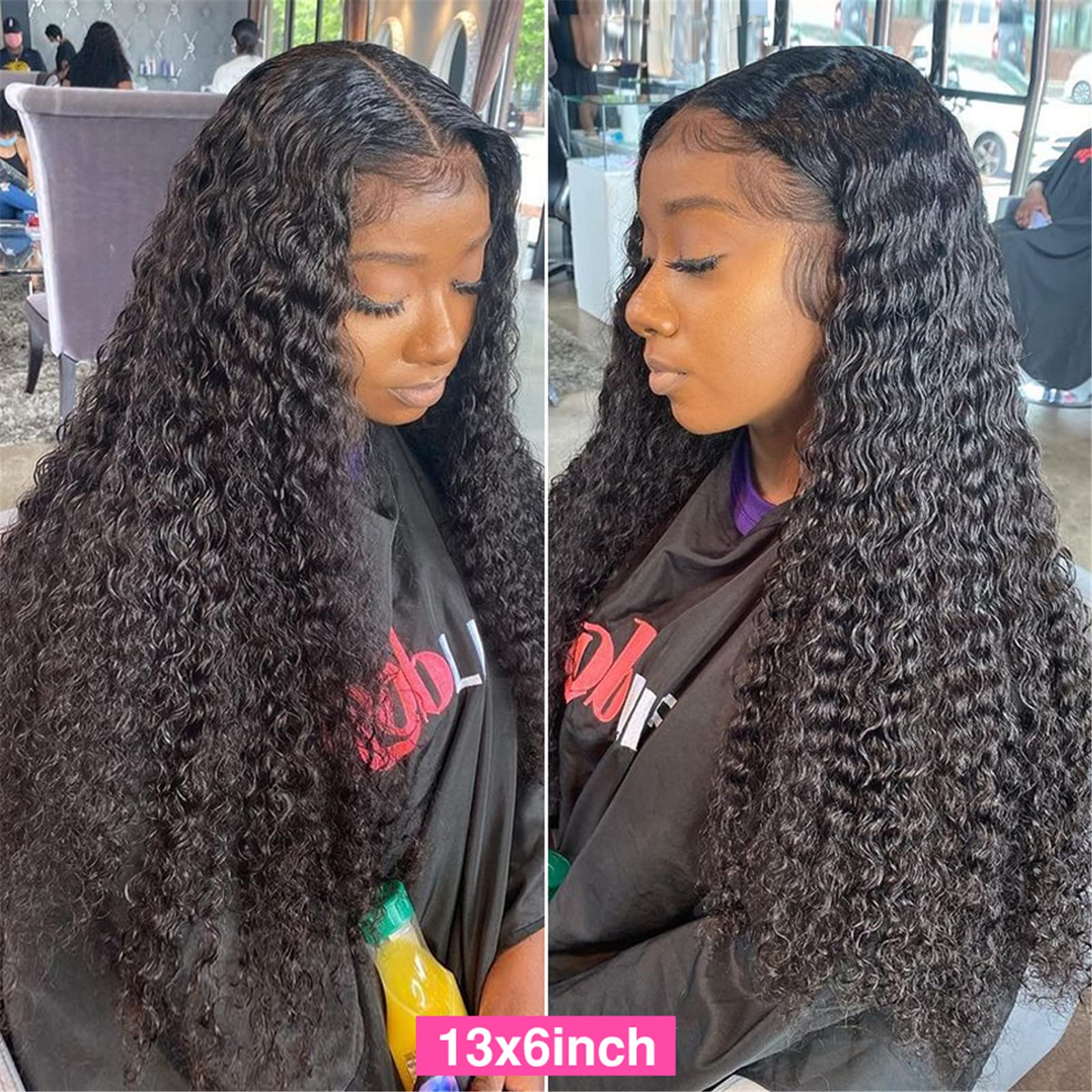 Amazon.com : Water Wave Lace Front Wig - Human Hair, 28 Inch 