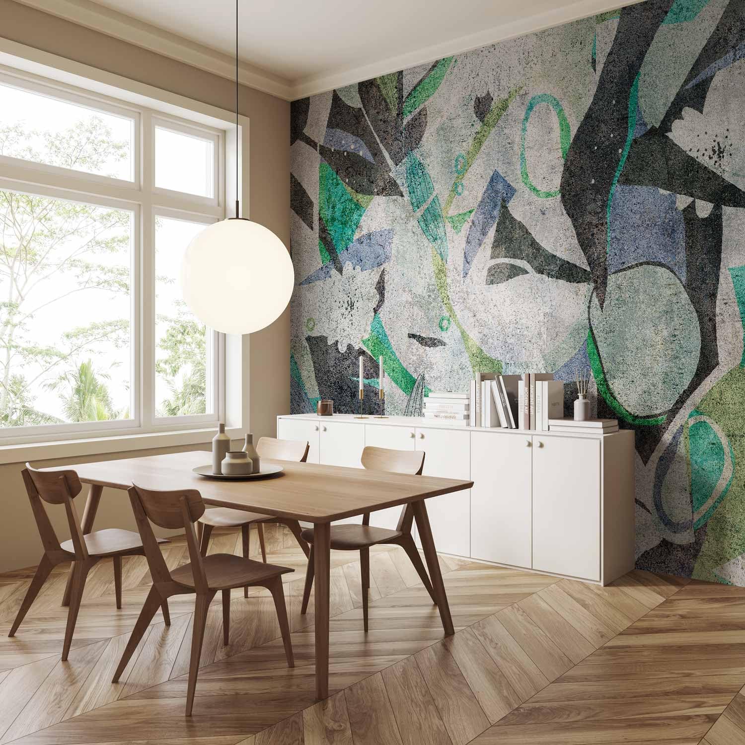 murando - Carta da Parati Moderna Spessa per Soggiorno, Astratto 400x280 cm