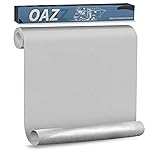 OAZ 16 x 79 inch Canvas Repair Patches Canvas Fabric Patch Self-Adhesive Fabric Repair Tape Waterproof Outdoor Gear Patch Kit for Boat Cover Awning Sofa Chair Couch Tent Bag (Light Gray)