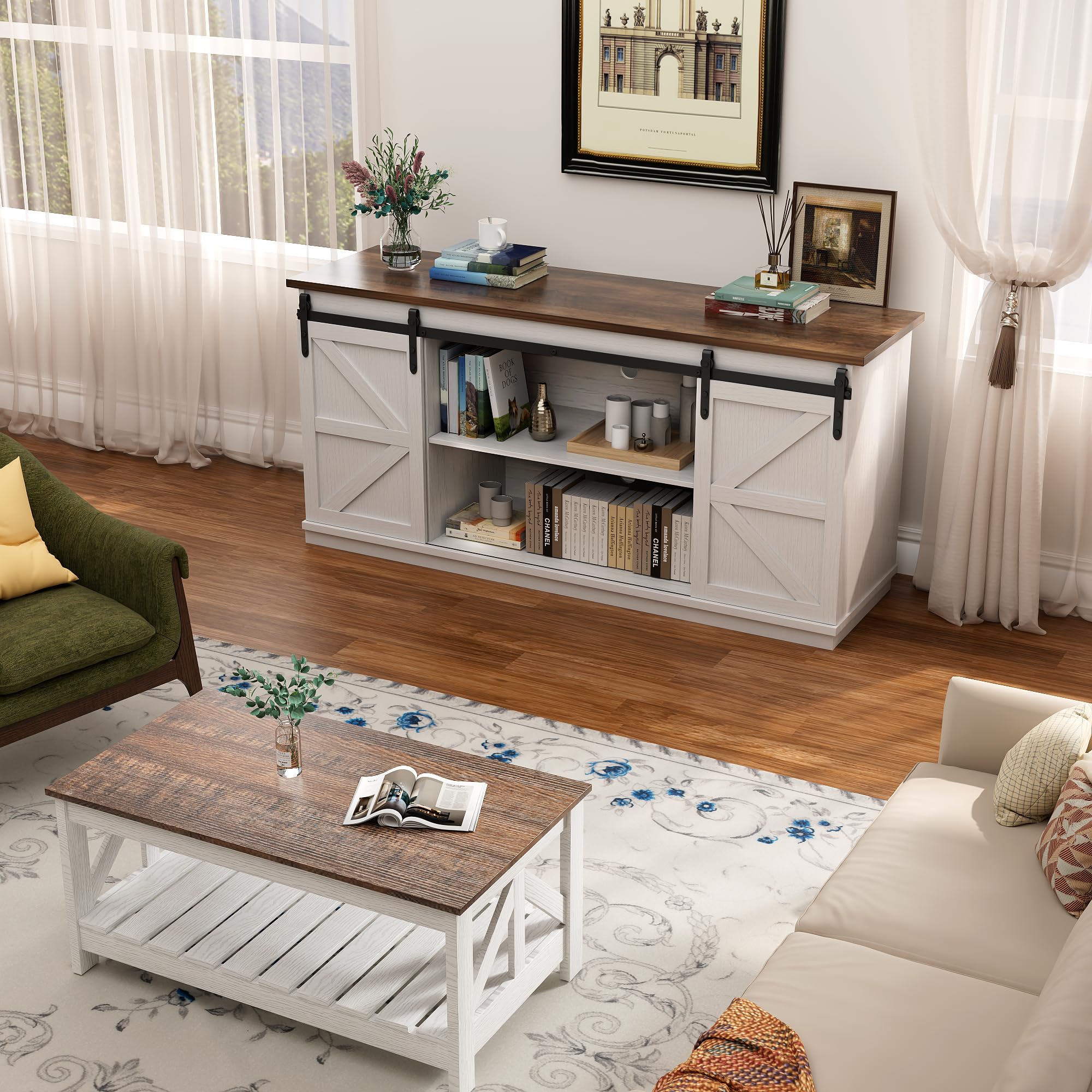 Best Farmhouse TV Stand Picks for 2026 2 Product photo