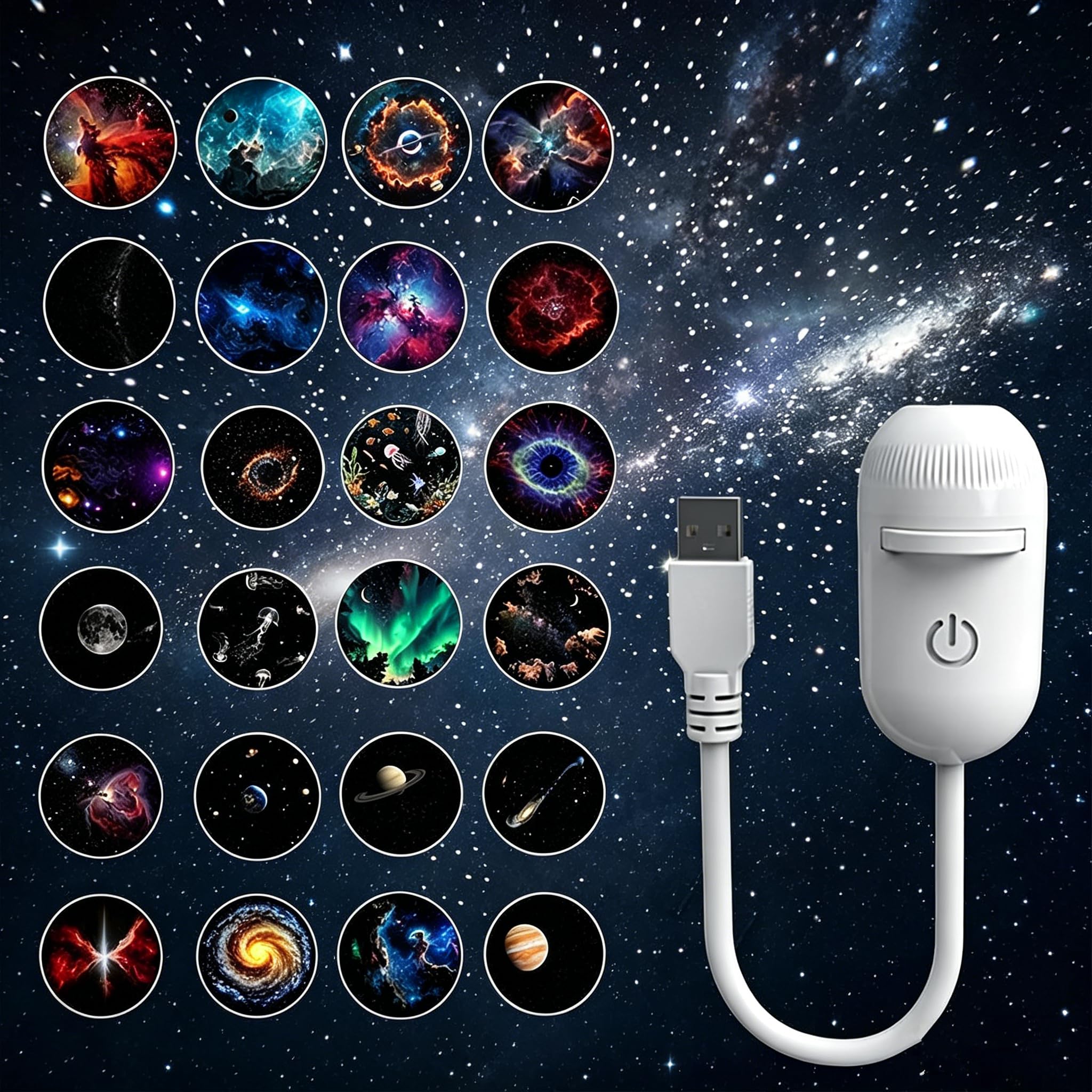 星空ライト USB 星空プロジェクションライト ギャラクシー プロジェクター【2…