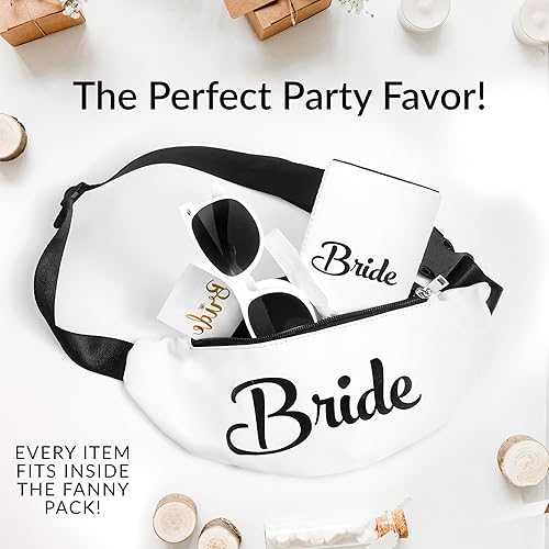 Miniatura 4 de Juego de 25 piezas de regalos de despedida de soltera  5 riñoneras de despedida de soltera + 1 riñonera de novia  Accesorios de despedida de soltera