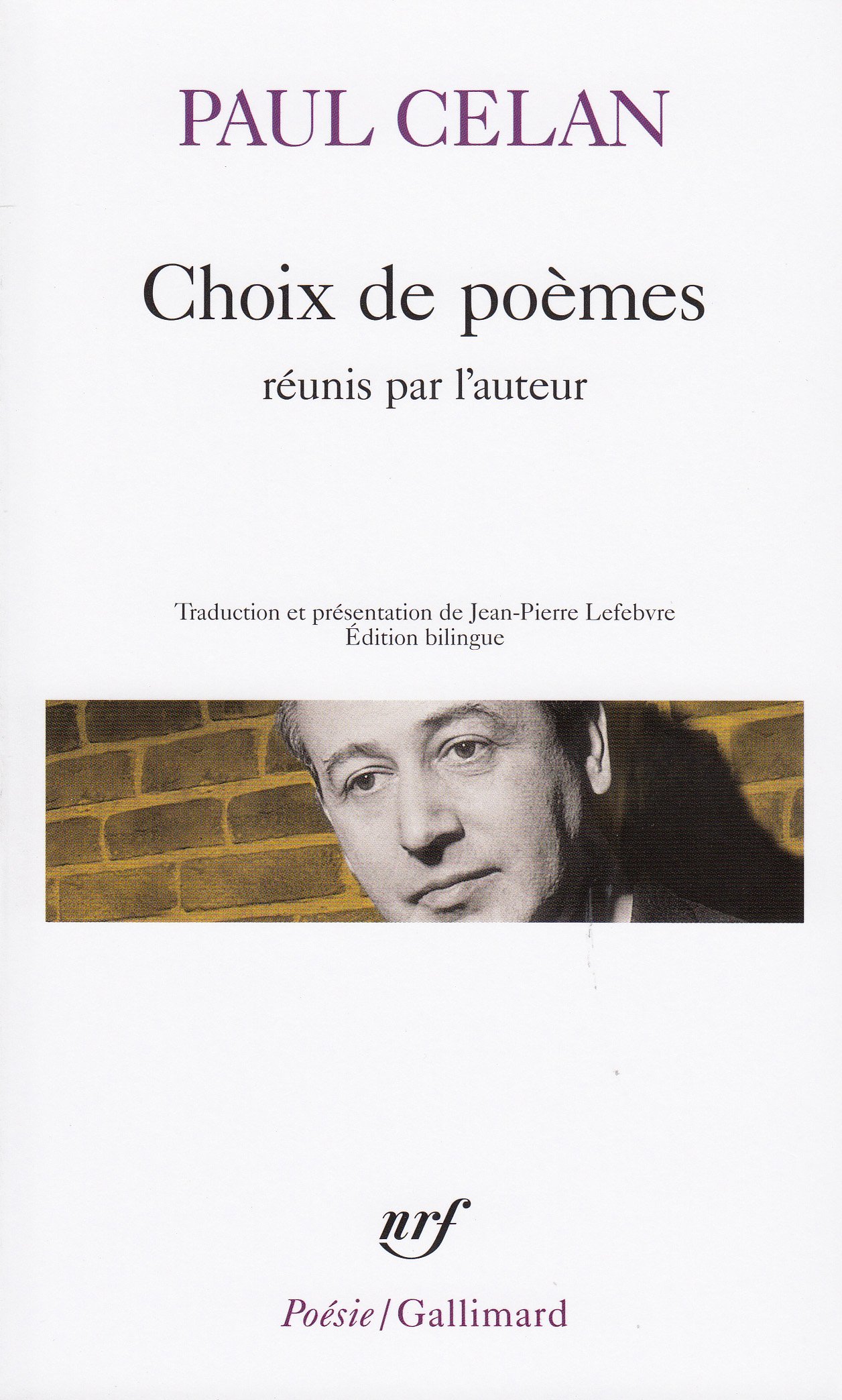 Choix De Poemes: A40311 (Poesie/Gallimard)
