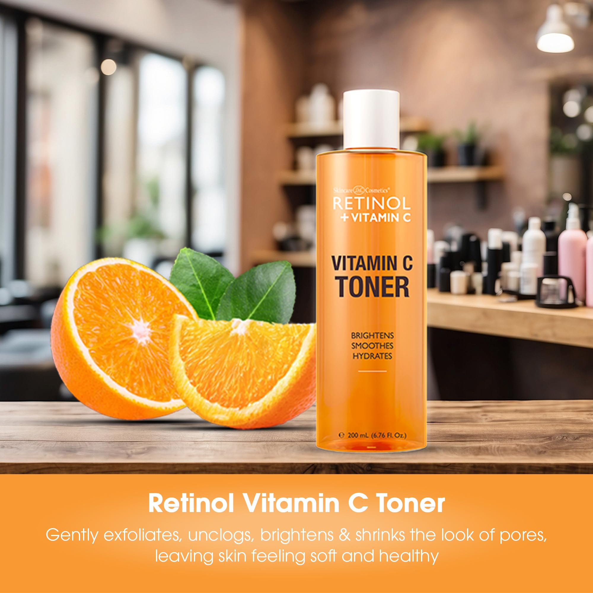 LIVAURA  + Tónico facial con vitamina C para aclarar y antienvejecimiento – Tónico hidratante para reducir líneas finas y manchas oscuras – Adecuado para todo tipo de piel – 6.8 fl oz 2