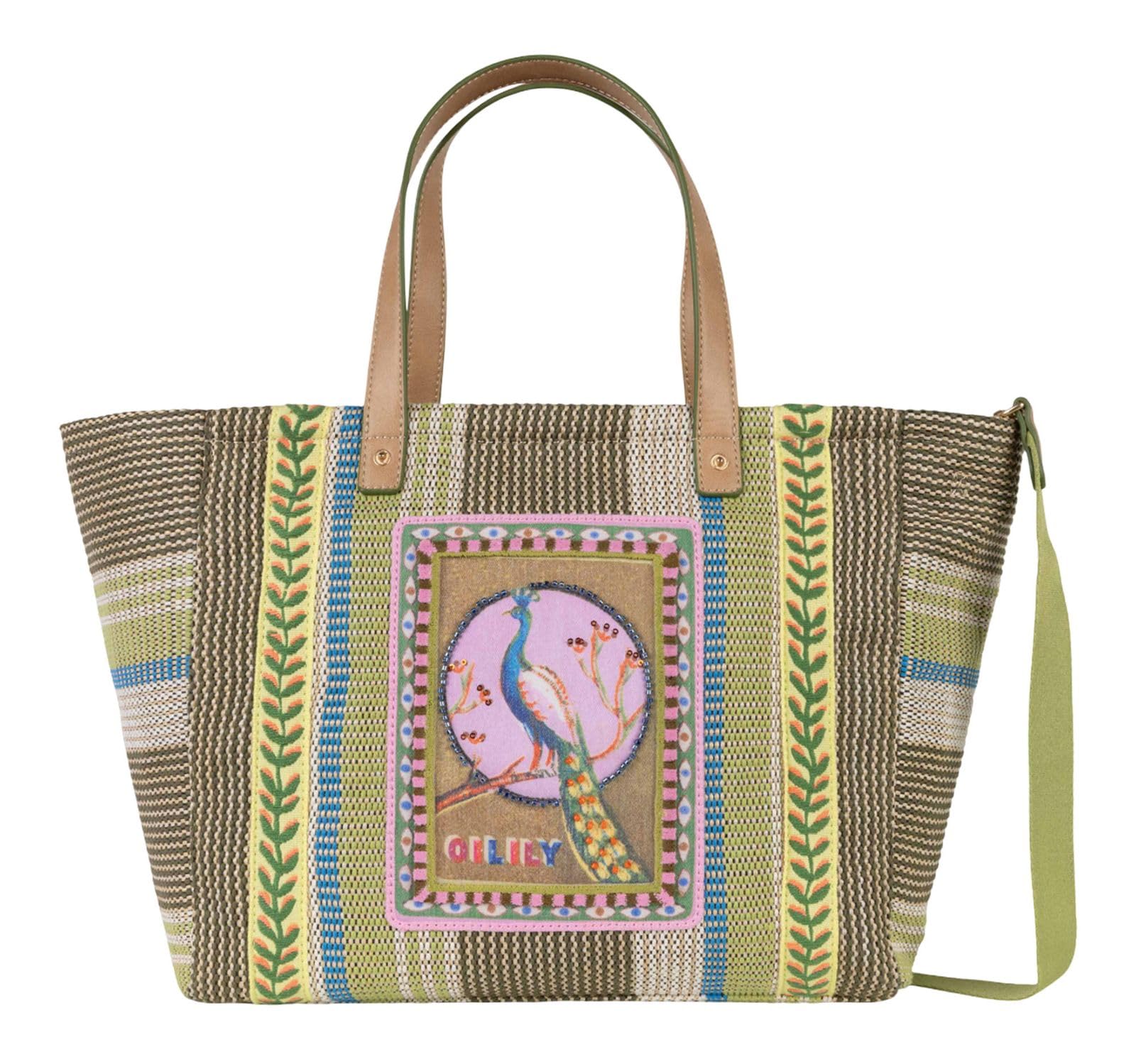 Oilily bolso de hombro bolso shopper Hana Handbag Woodbine verde