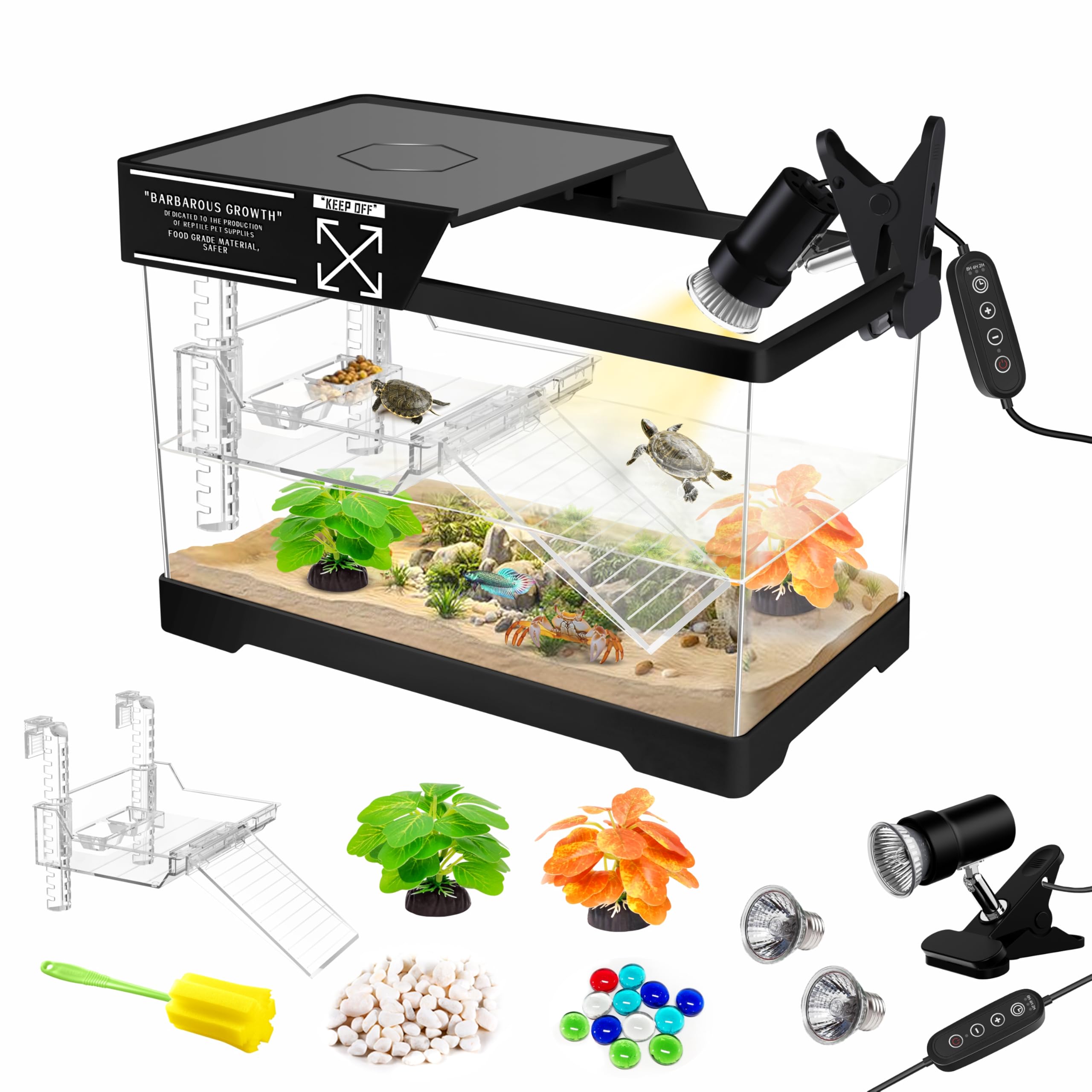 GOZILLA Mini Aquatic Turtle Tank Kit