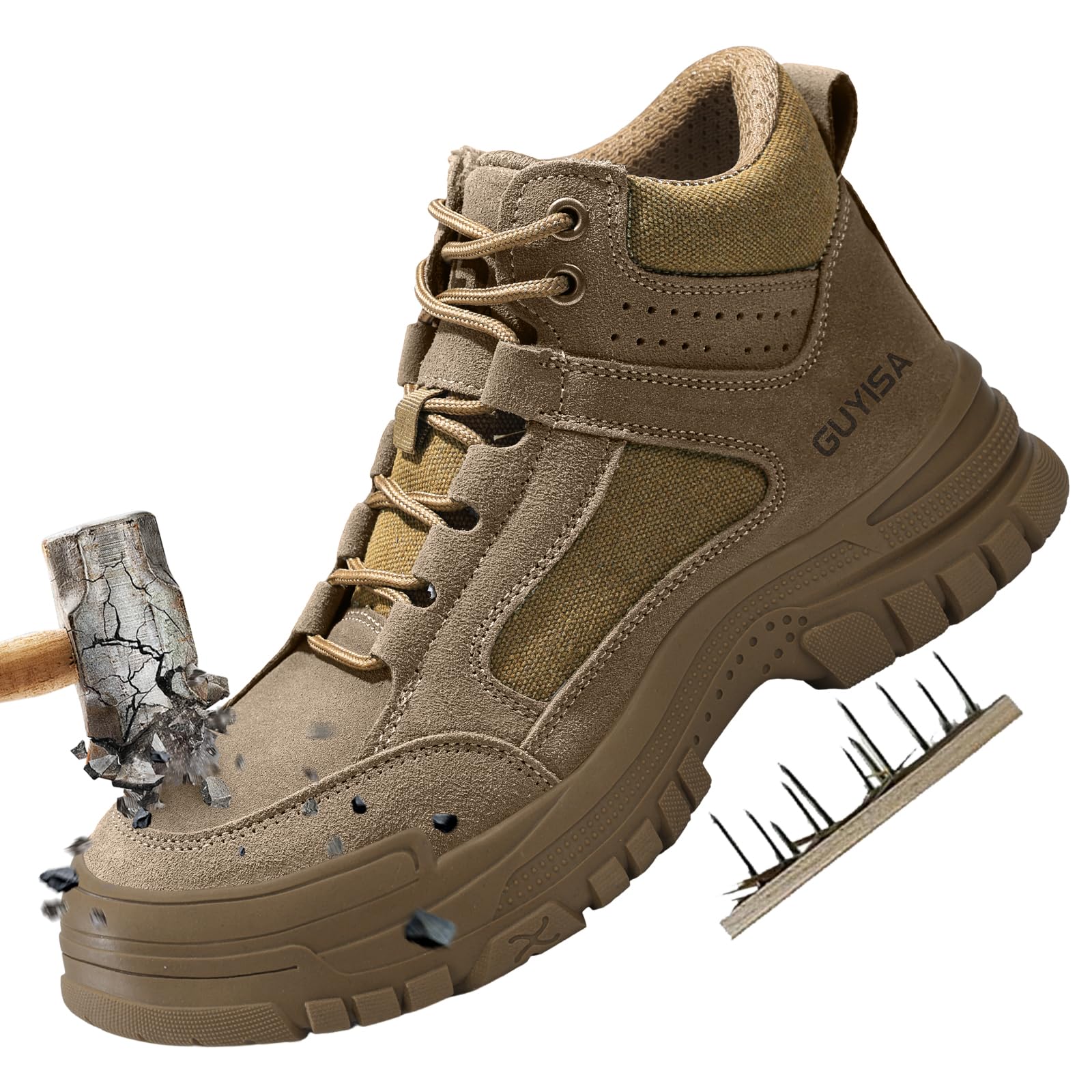 Lubardy Botas de Seguridad Hombre, Trabajo Bota Industriales