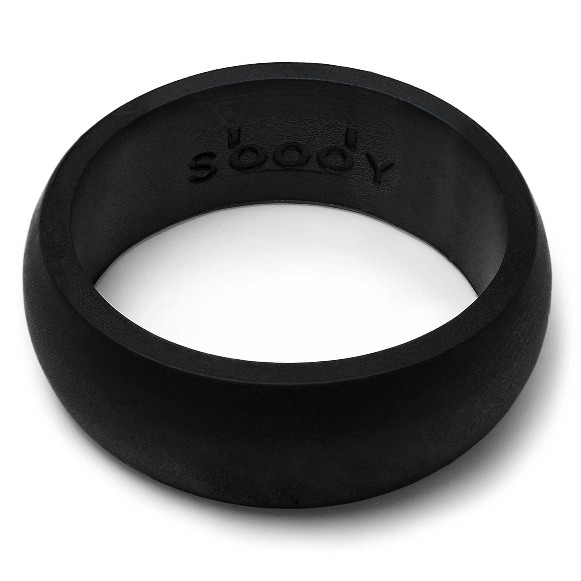 Silicone Wedding Ring – Skin Safe & Comfortable Fit Wedding-Bands for Men made from Non-toxic, Antibacterial Silicone – Designed for Active Men or those with a Dangerous Job