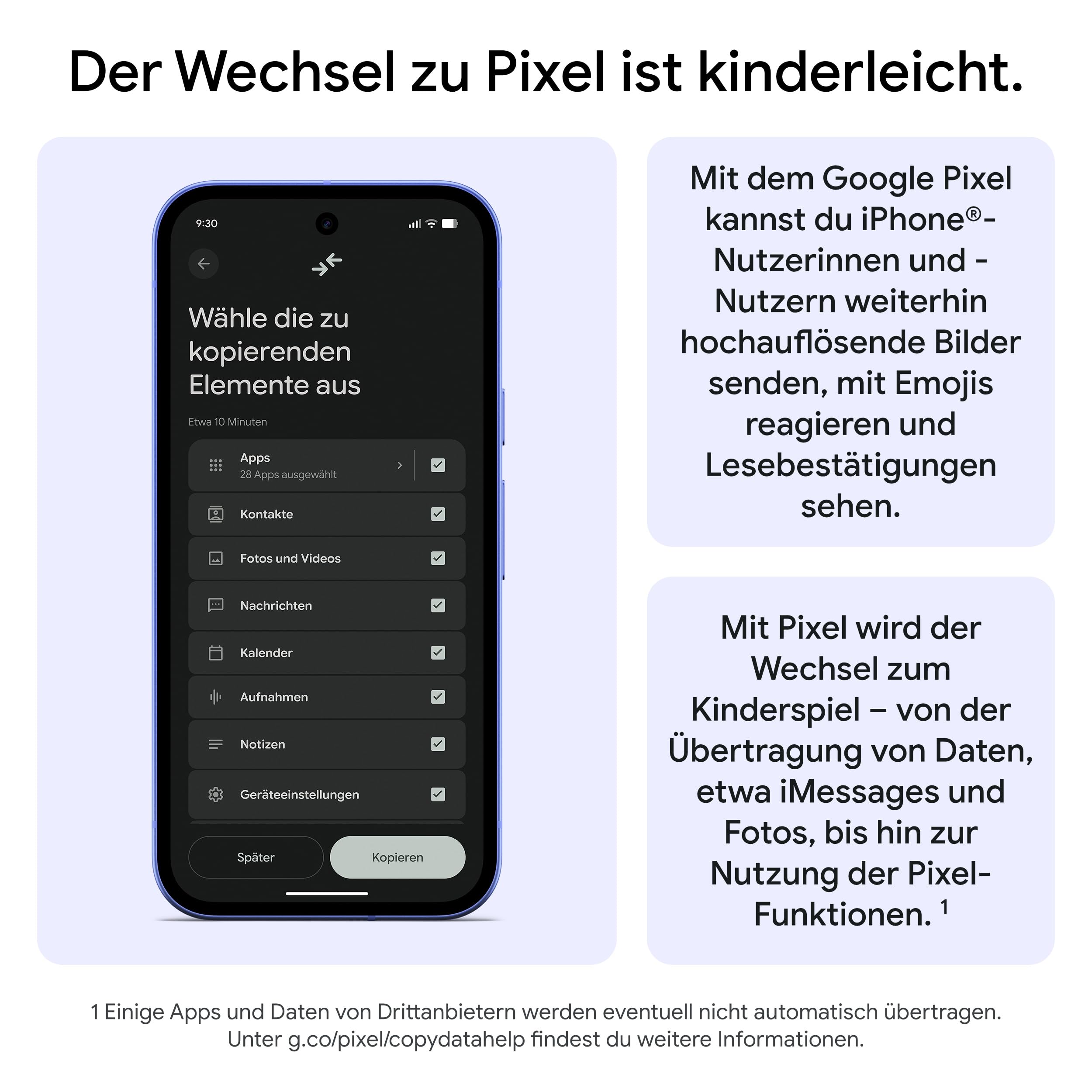 Google Pixel 10a – 7 Jahre Betriebssystem- und Sicherheitsupdates, mehr als 30 Stunden Akkulaufzeit, Kamera-Coach, Gemini Live, Pixel-Sicherheitsfunktionen - Obsidian, 128GB