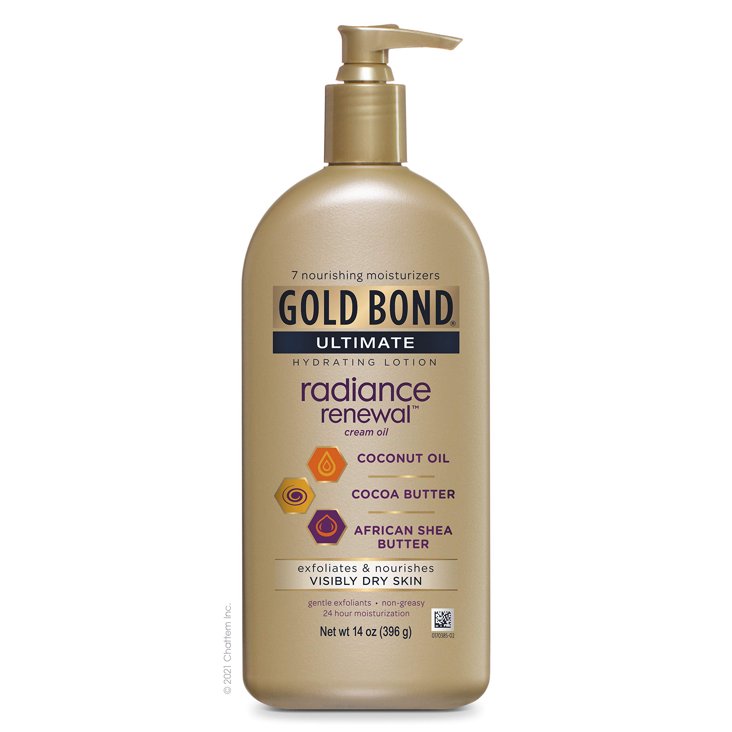 Gold Bond Ultimate Radiance Renewal, 14 Ounce Lotion with Coconut Oil