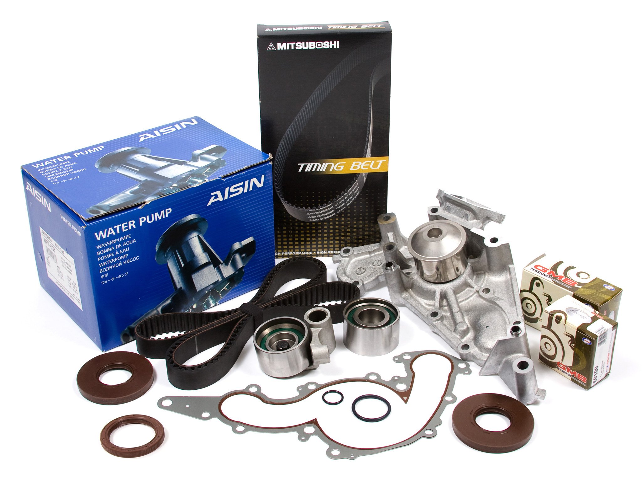 EverGreenTBK298MWPA 98-07 Toyota Lexus 4.7 2UZFE Timing Belt Kit AISIN Water Pump