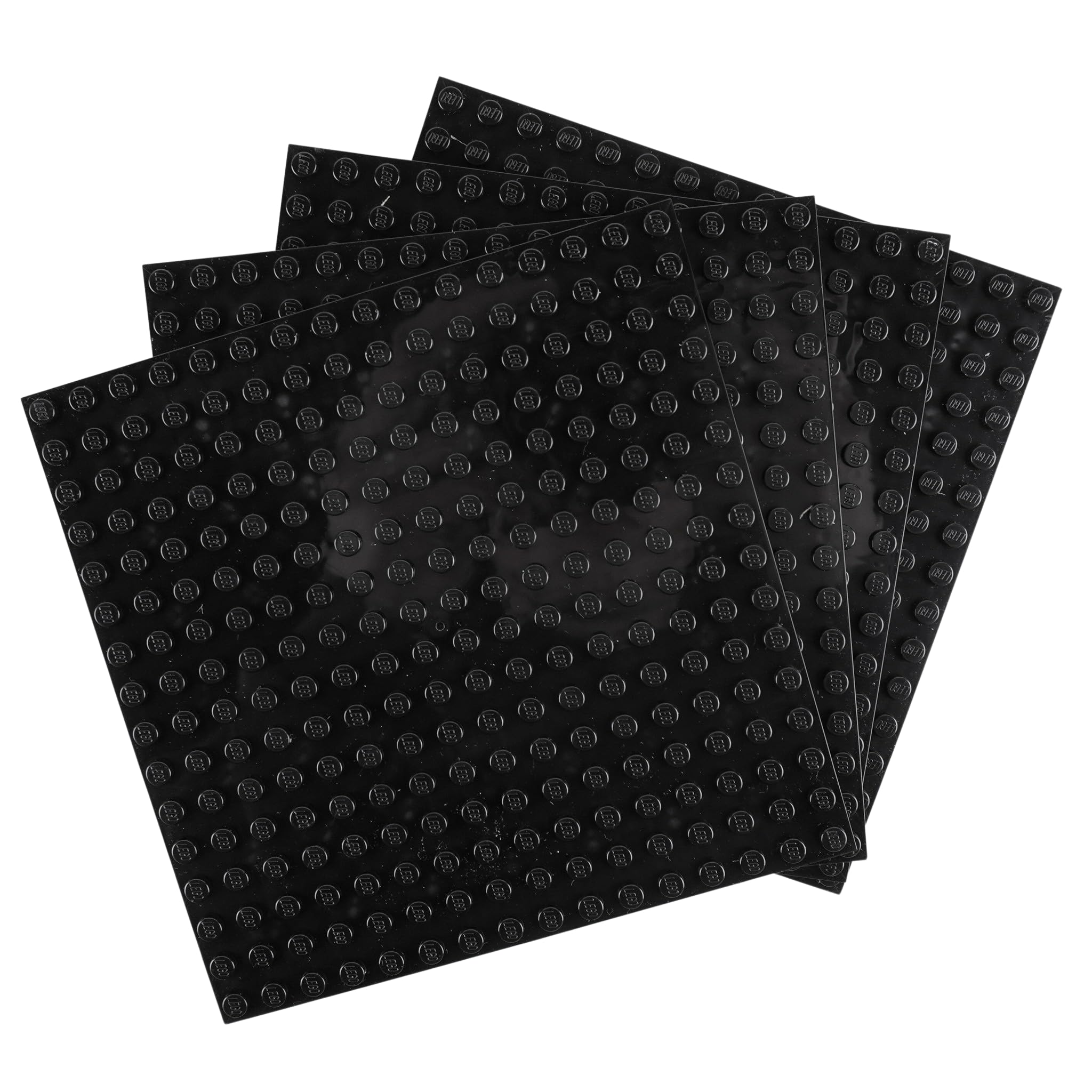 Lego® 16x16 Bauplatten Schwarz 4 Stück – Stabil, vielseitig & beidseitig bebaubar!