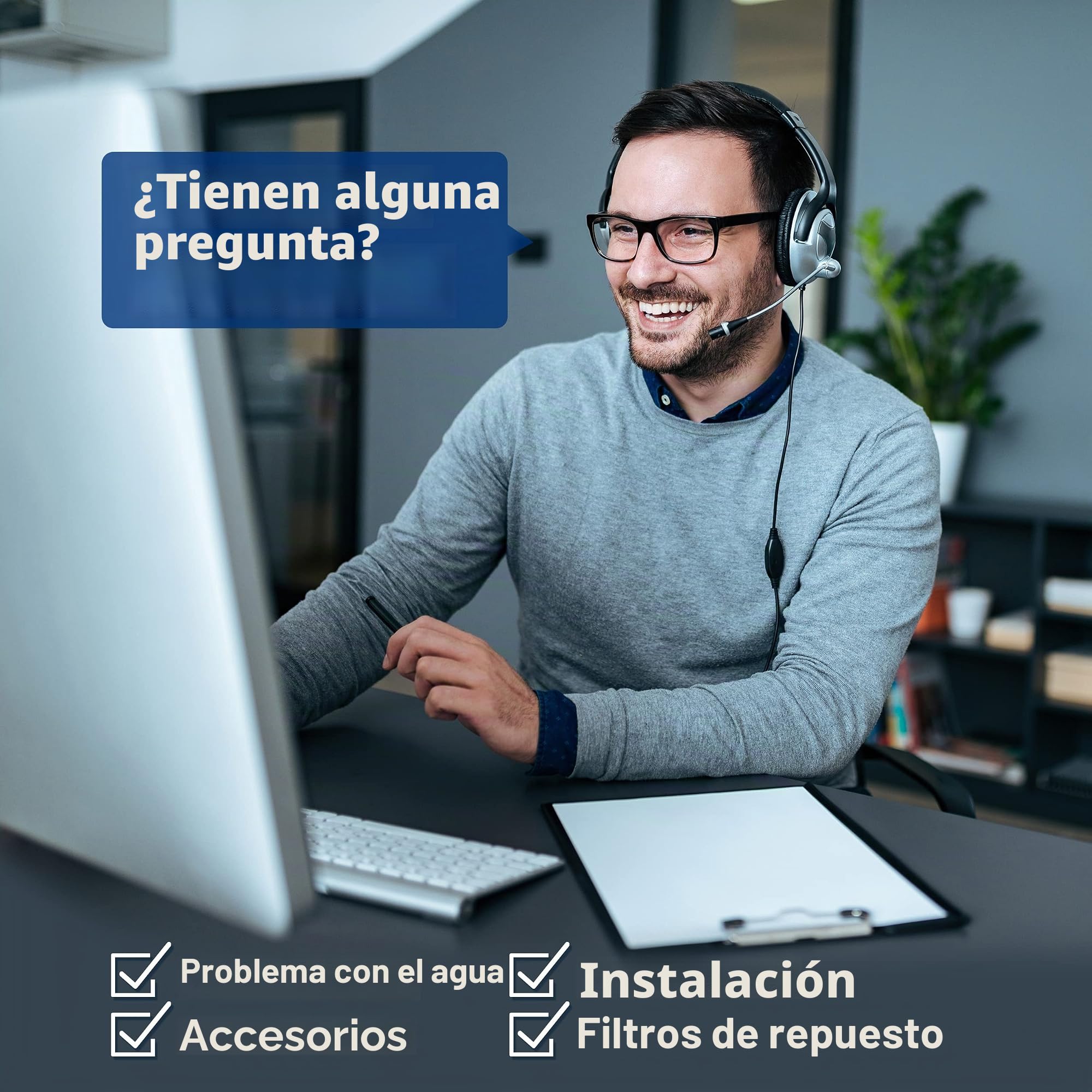 iSpring FM25B Cartucho de Filtro de Agua para Toda la Casa, Filtro de Agua Reductor de Hierro y Manganeso para Toda la Casa, 4,5" x 20"