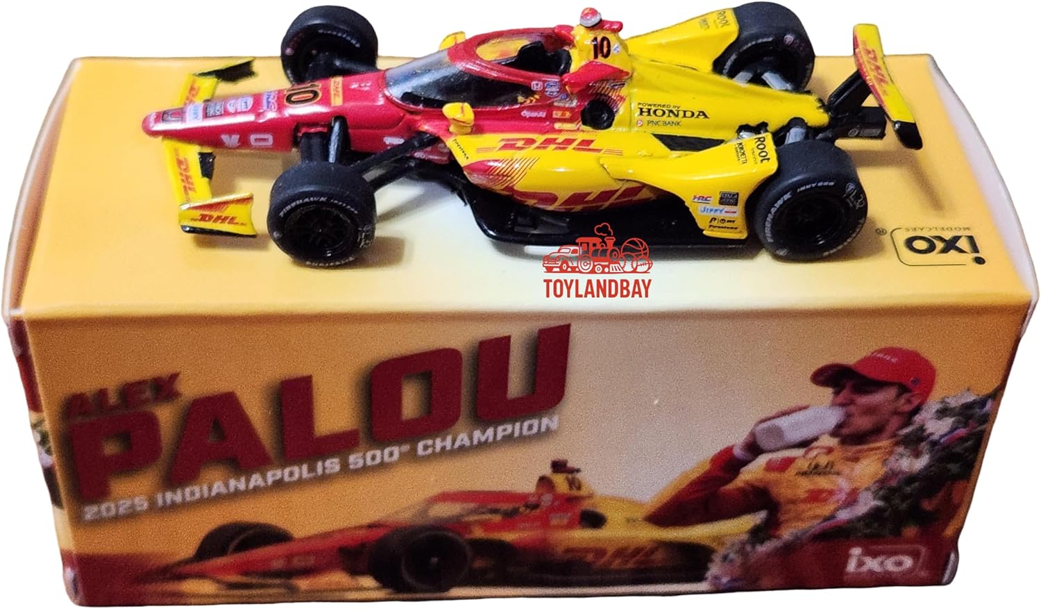 IXO 1:64 Alex Palou #10 Ganassi Racing 500 Champion Diecast w Collector Box Adult Collectible