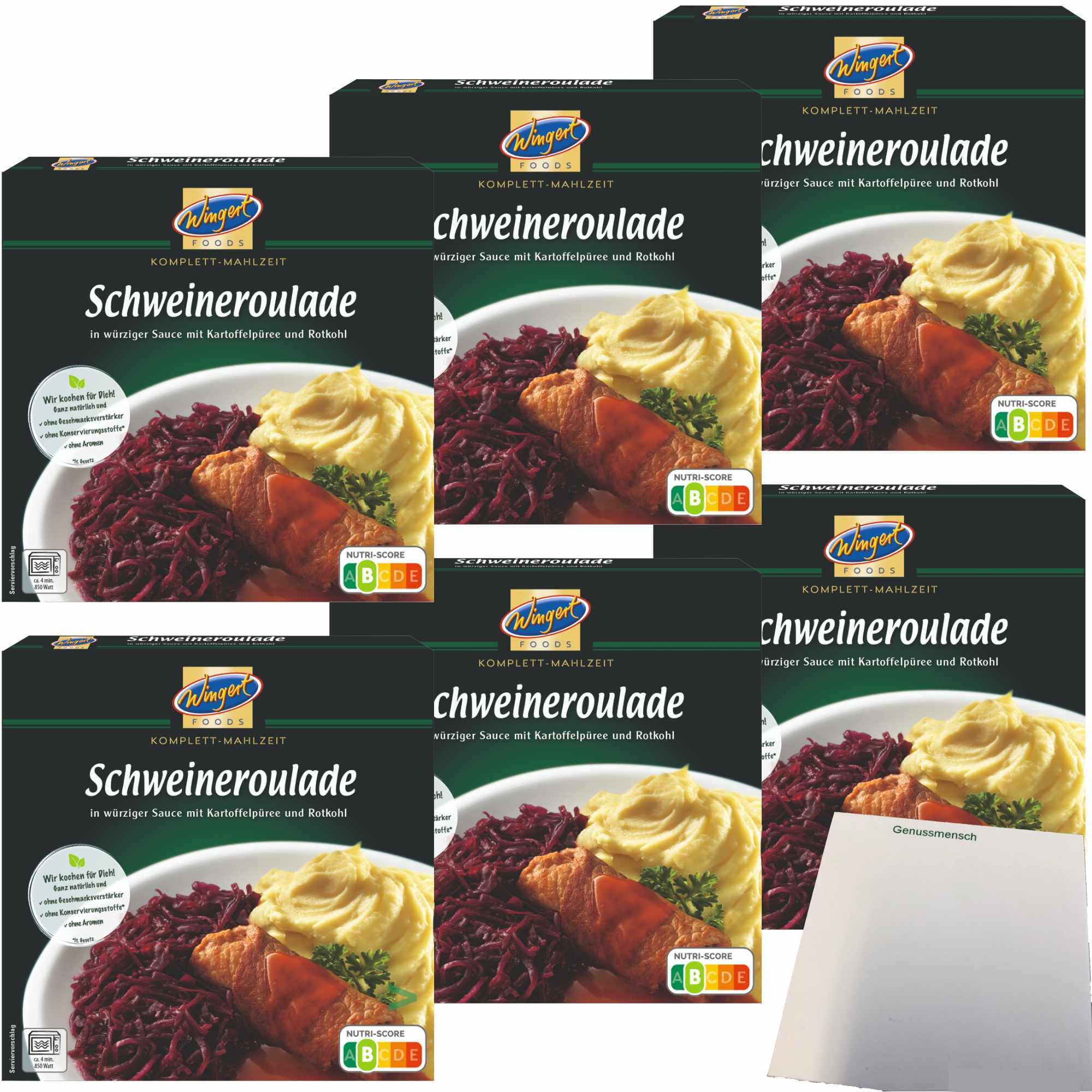 usy Bundle für Wingert Schweineroulade 6er Pack (6x480g Packung) + usy Block
