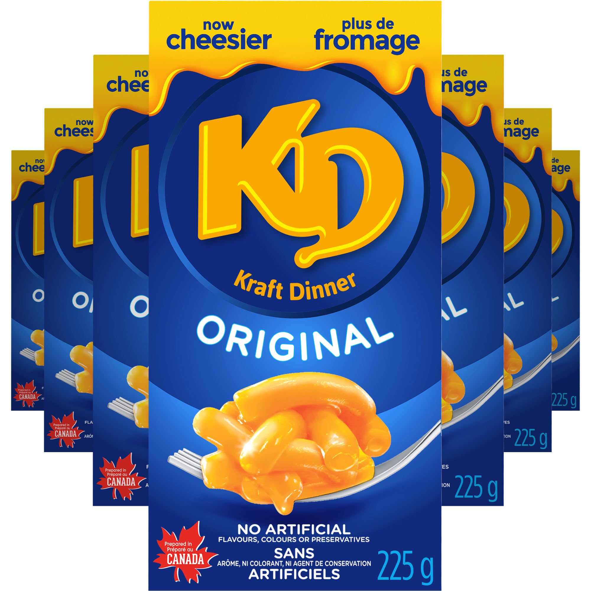 Kraft DinnerOriginal Mac & Cheese 225g/7.6oz, 12ct, Imported from Canada}