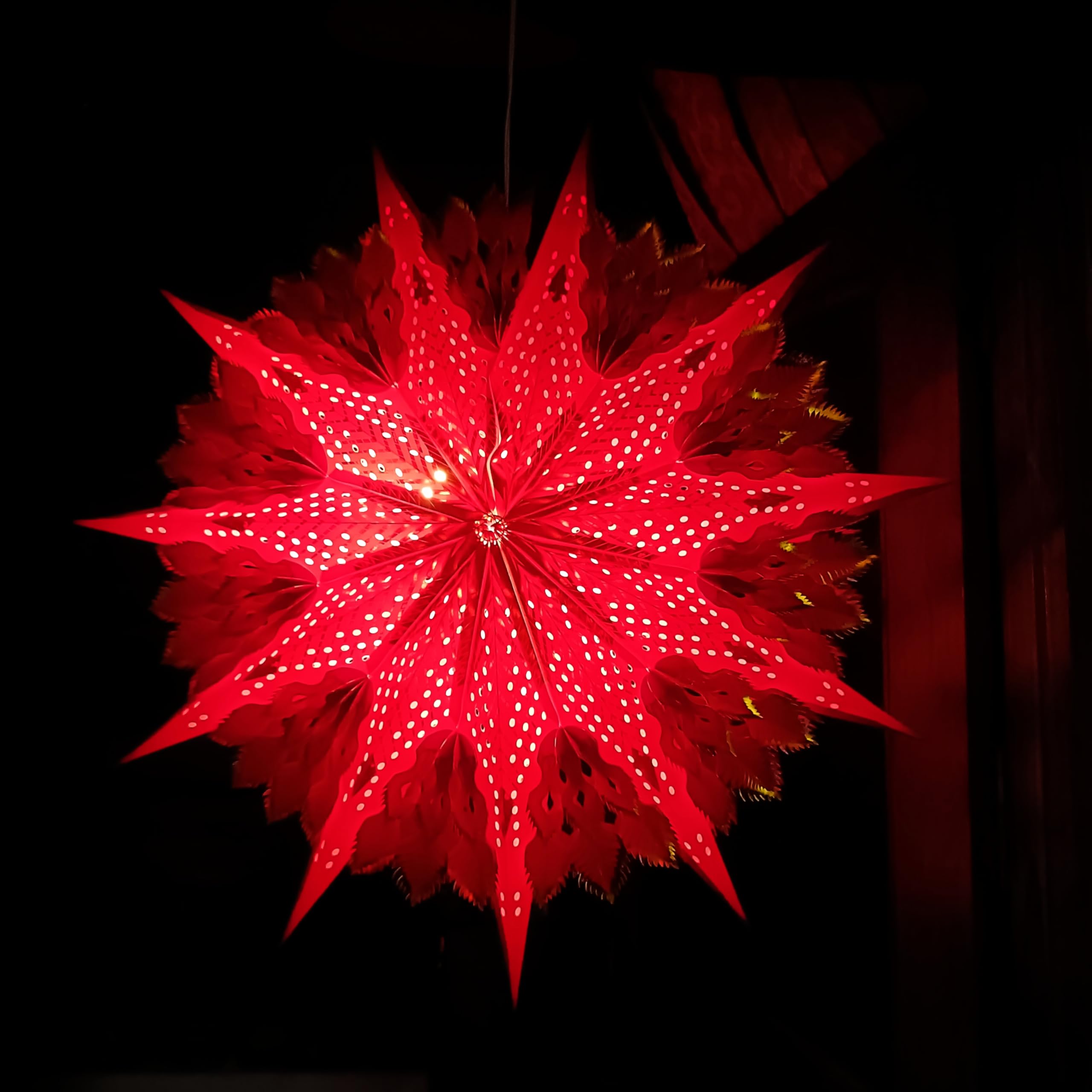 ALILA Star Hanging Lantern Kandil For Balcony Lamp Shade Jhumar Home Living Room Diwali Xmas Christmas Decor Decoration